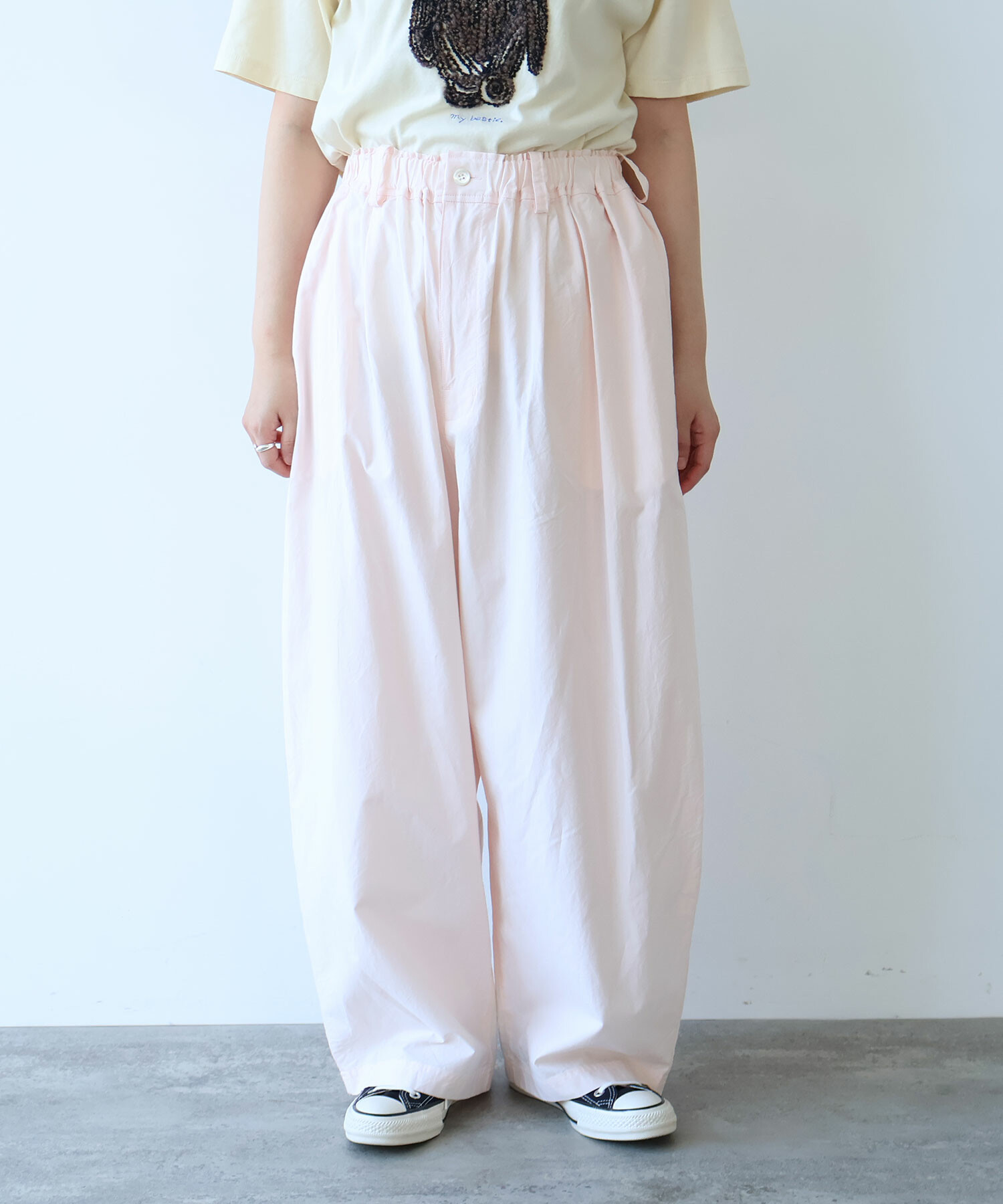 AMBIDEX Store ○ コットン / キュプラ 高密度ブロード パンツ(F
