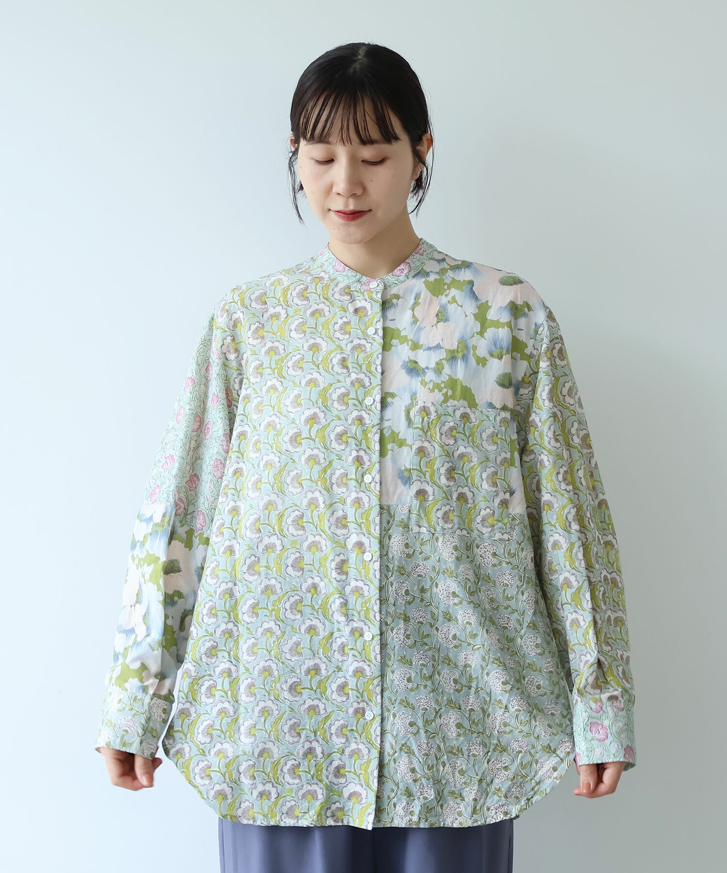 Yuniページ AMBIDEX Store ○switching print シャツ(F マルチ01): yuni