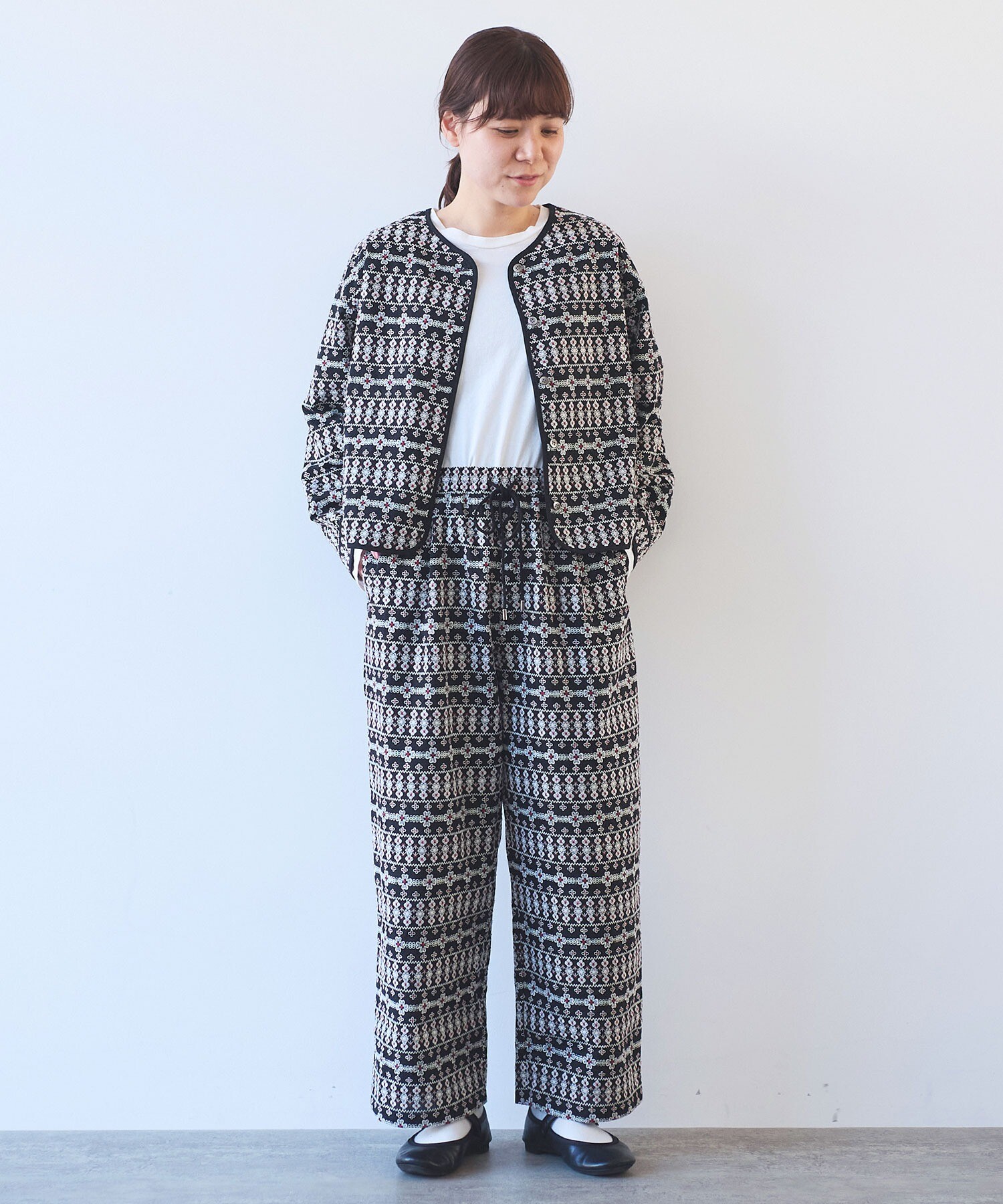 AMBIDEX Store ○総刺繍haori 2way ブラウス(F コン): yuni