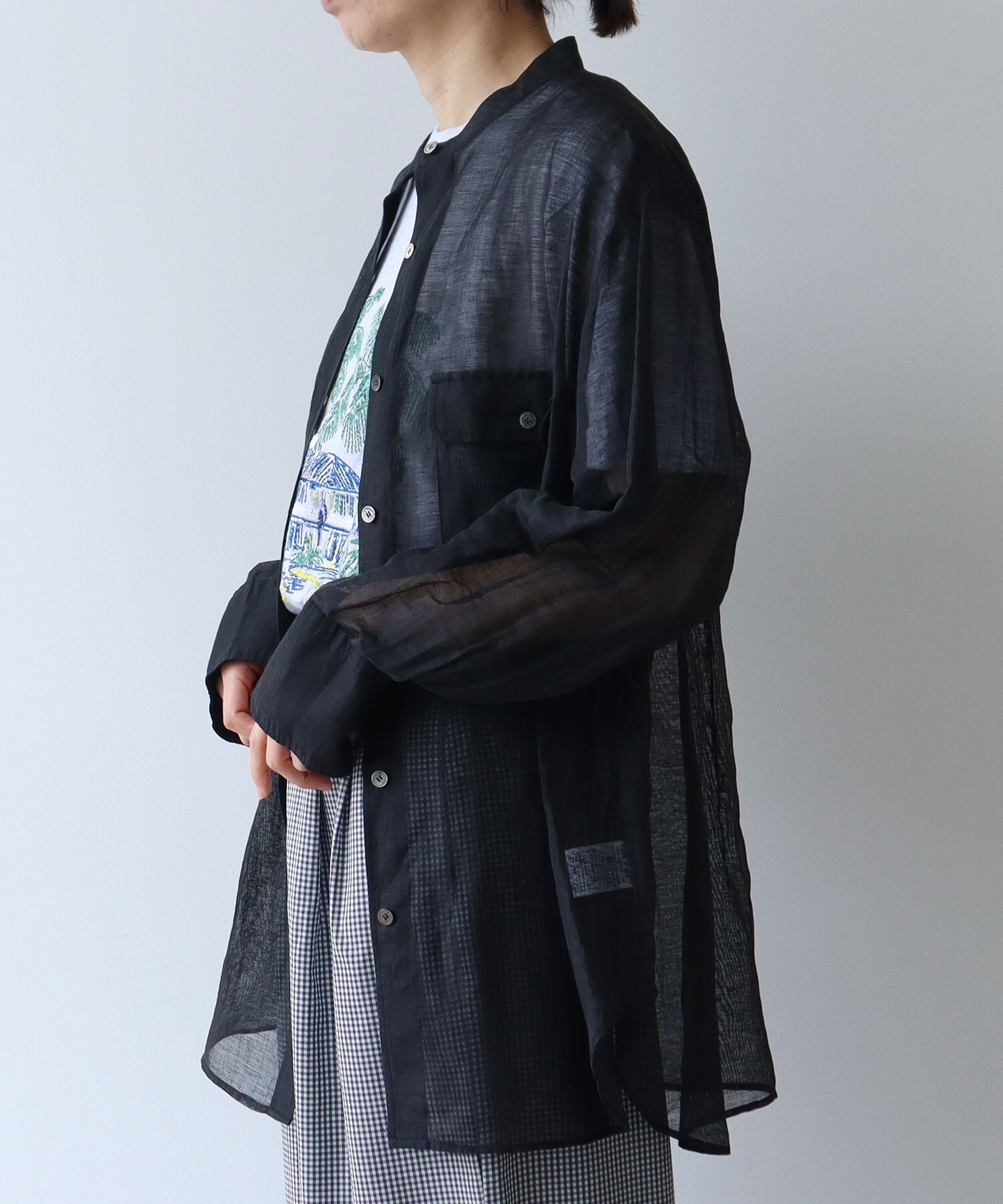 AMBIDEX Store △○カールマイヤー moe sleeves シャツ(F キナリ