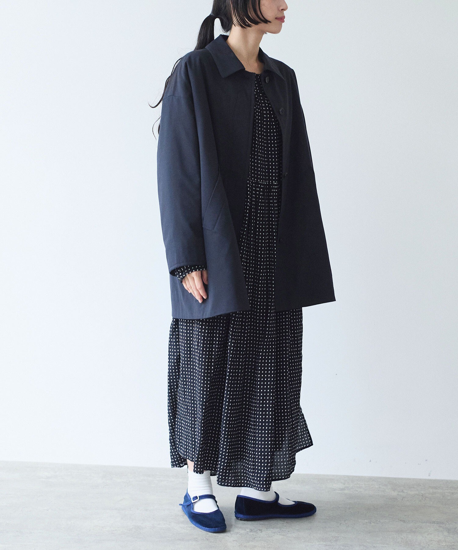 AMBIDEX Store ○evodown middle length コート(F チャコールグレー): yuni