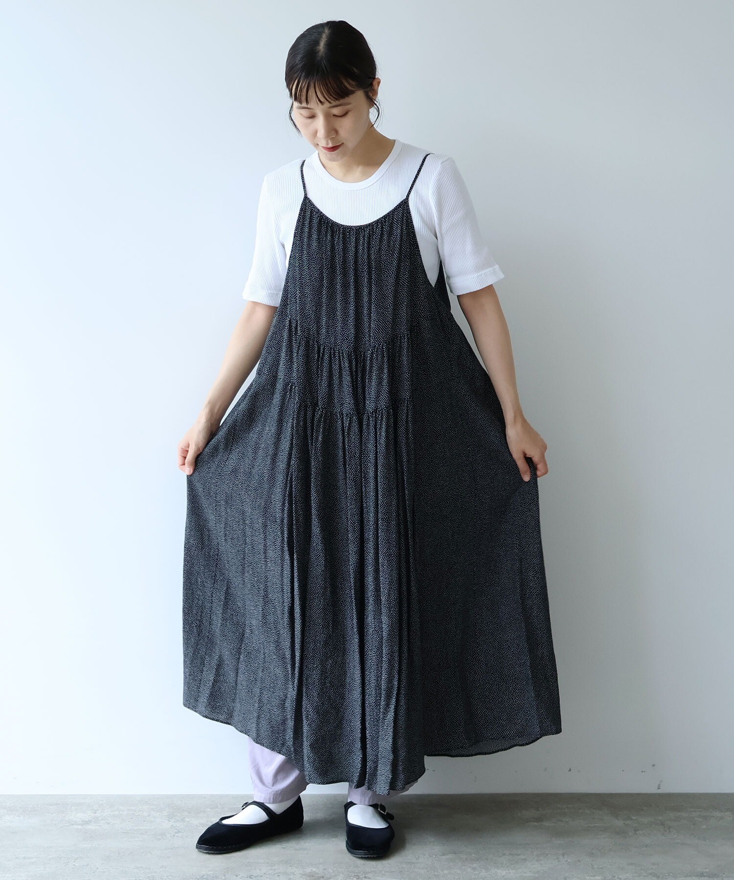 しろくま　Pスカート AMBIDEX Store ○dot print jumper スカート(F ランダムドット): yuni