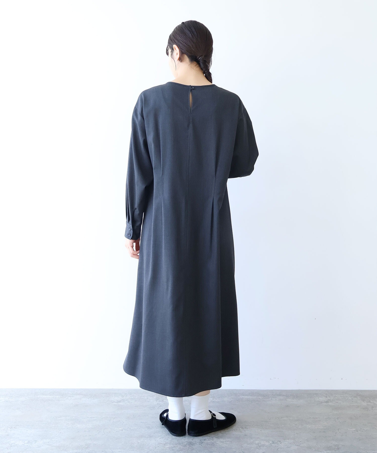 AMBIDEX Store ○super140ウールtackワンピース(F コン): yuni