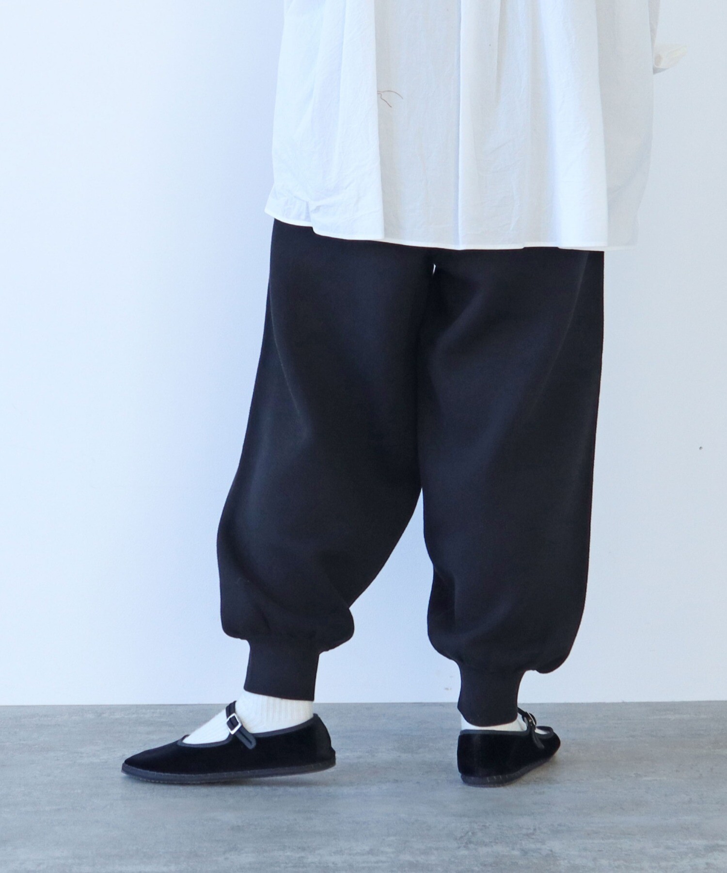 UNOF/KNIT PANTS/ニットパンツ/OffWhite(M)/ふじあみ-