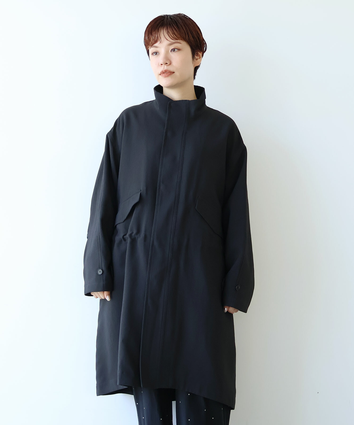 ページ　(1) AMBIDEX Store ○DICROS AIRO FEILD ジャケットコート(F BLACK): FLAT