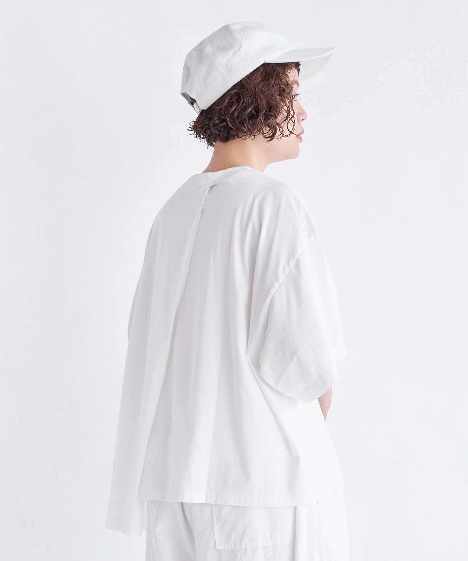 HYKE アシンメトリー Tシャツ サイズ1 ホワイト