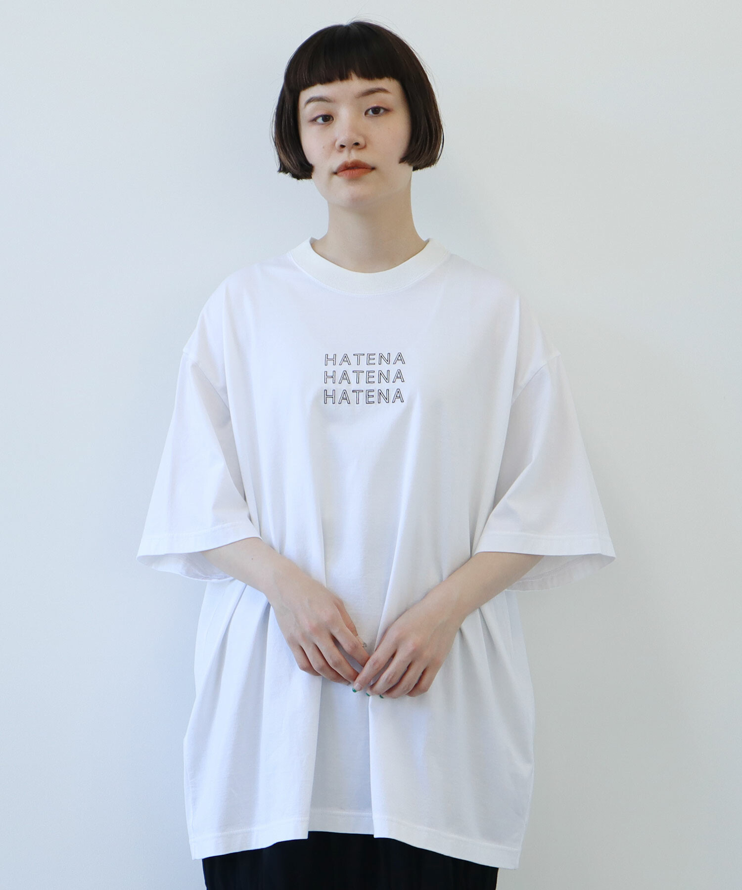 AMBIDEX Store HATENA×OKI KENICHI T-シャツ size3(F ホワイト): FLAT 