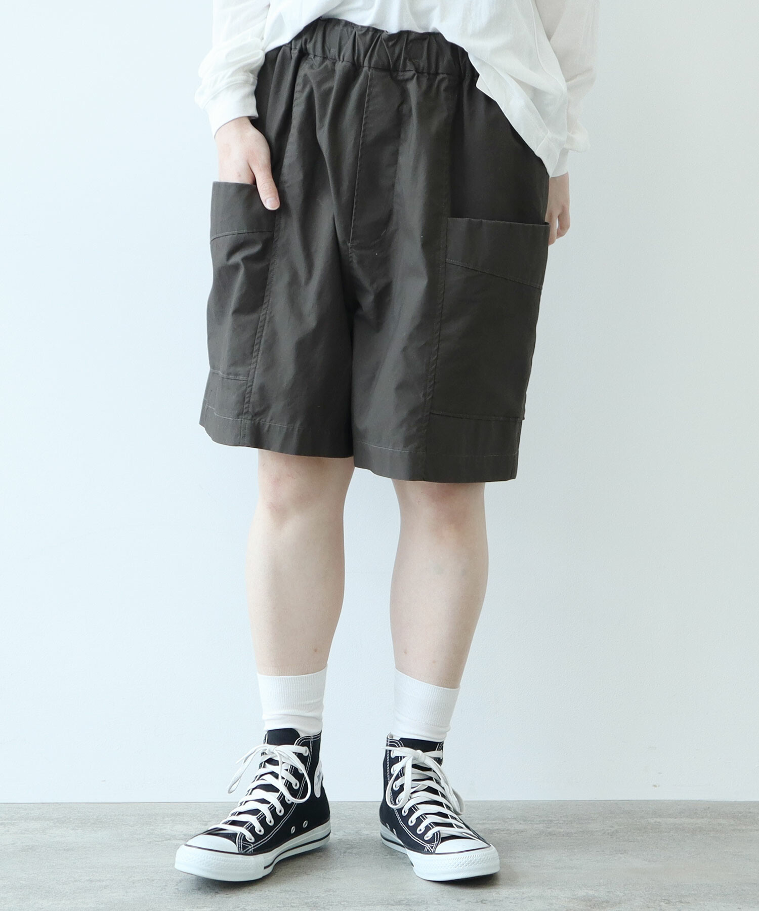 AMBIDEX Store ○馬布peach oil SHORT パンツ(F LT.BEIGE): FLAT-cic 