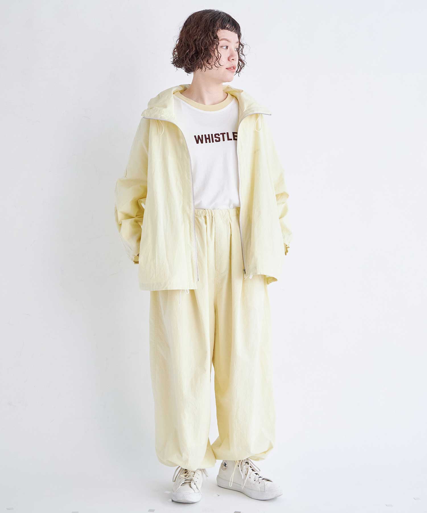 ヘイホーさん専用 AMBIDEX Store △○ORGANIC LIP-STOP parachute パンツ(F BLACK