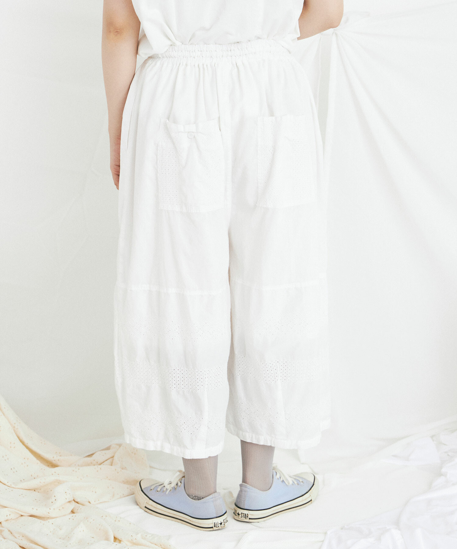 【ホワイト】全方向ストレッチ布帛パンツ <NATIVE> (MENS) ストレッチデニム ワイドパンツ｜デニム｜ニコル公式通販サイト