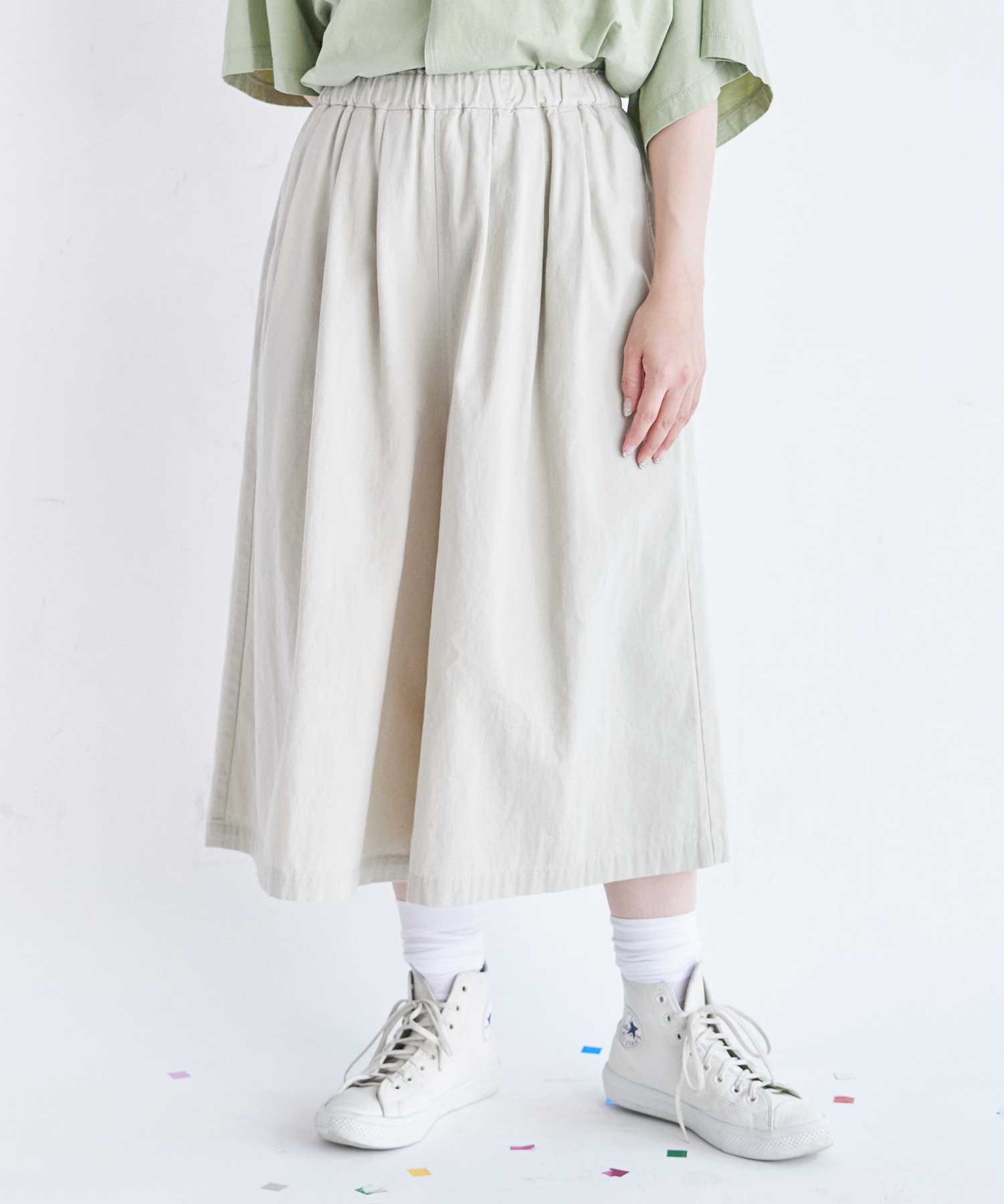 AMBIDEX Store ○強撚TWILL HAKAMAパンツ(F BLACK): FLAT-cic-HATENA