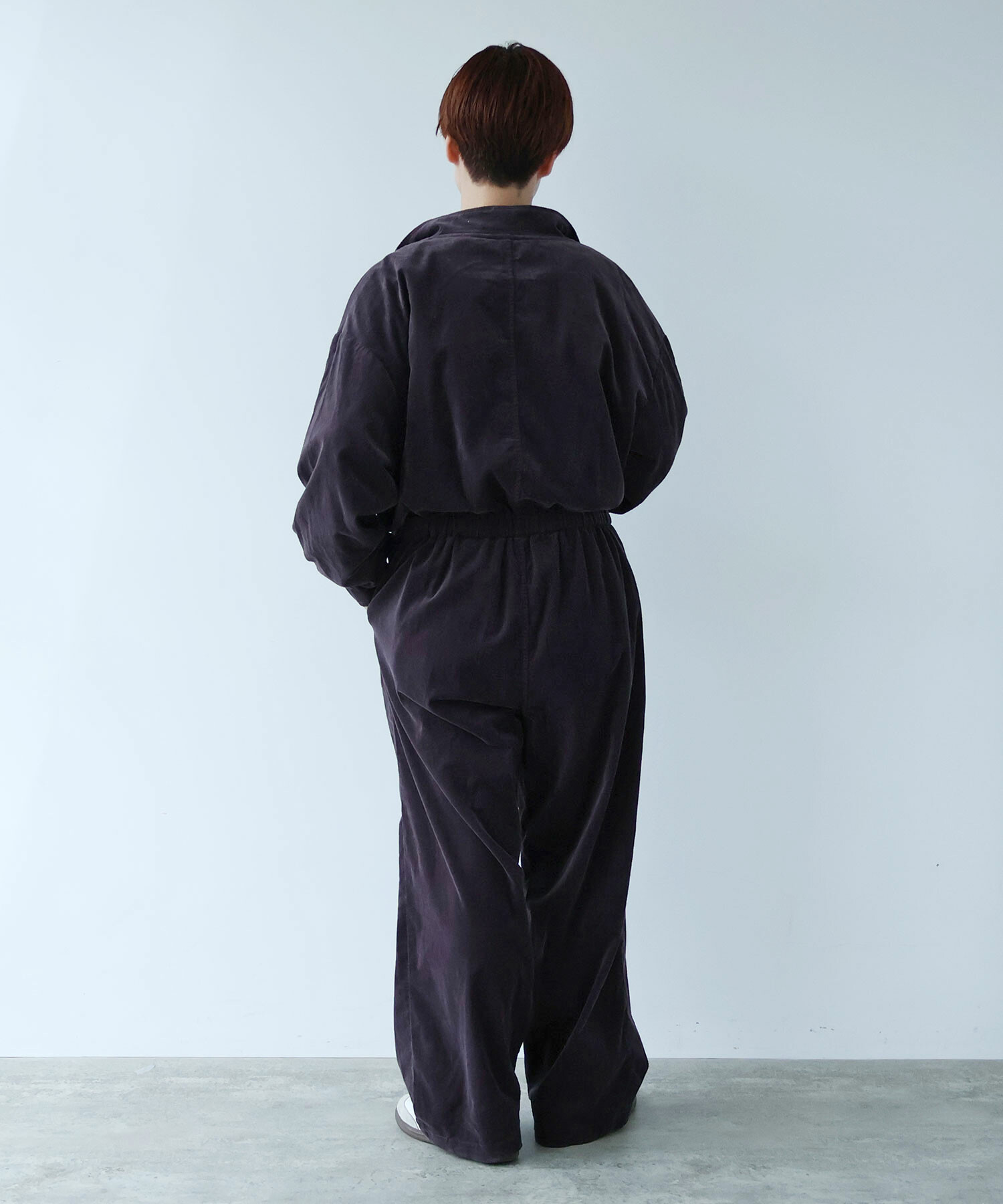 AMBIDEX Store ○スラブ別珍 製品染 ジャンプスーツ(F COFFEE): buoybuoy