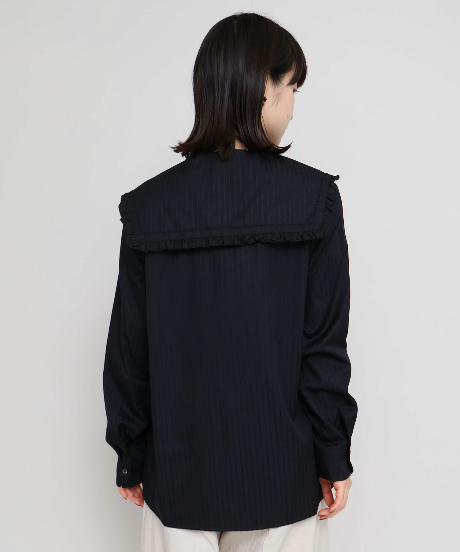 CPG GOLF フリル付きホワイトシャツ サイズ2 CPG GOLF フリル付き