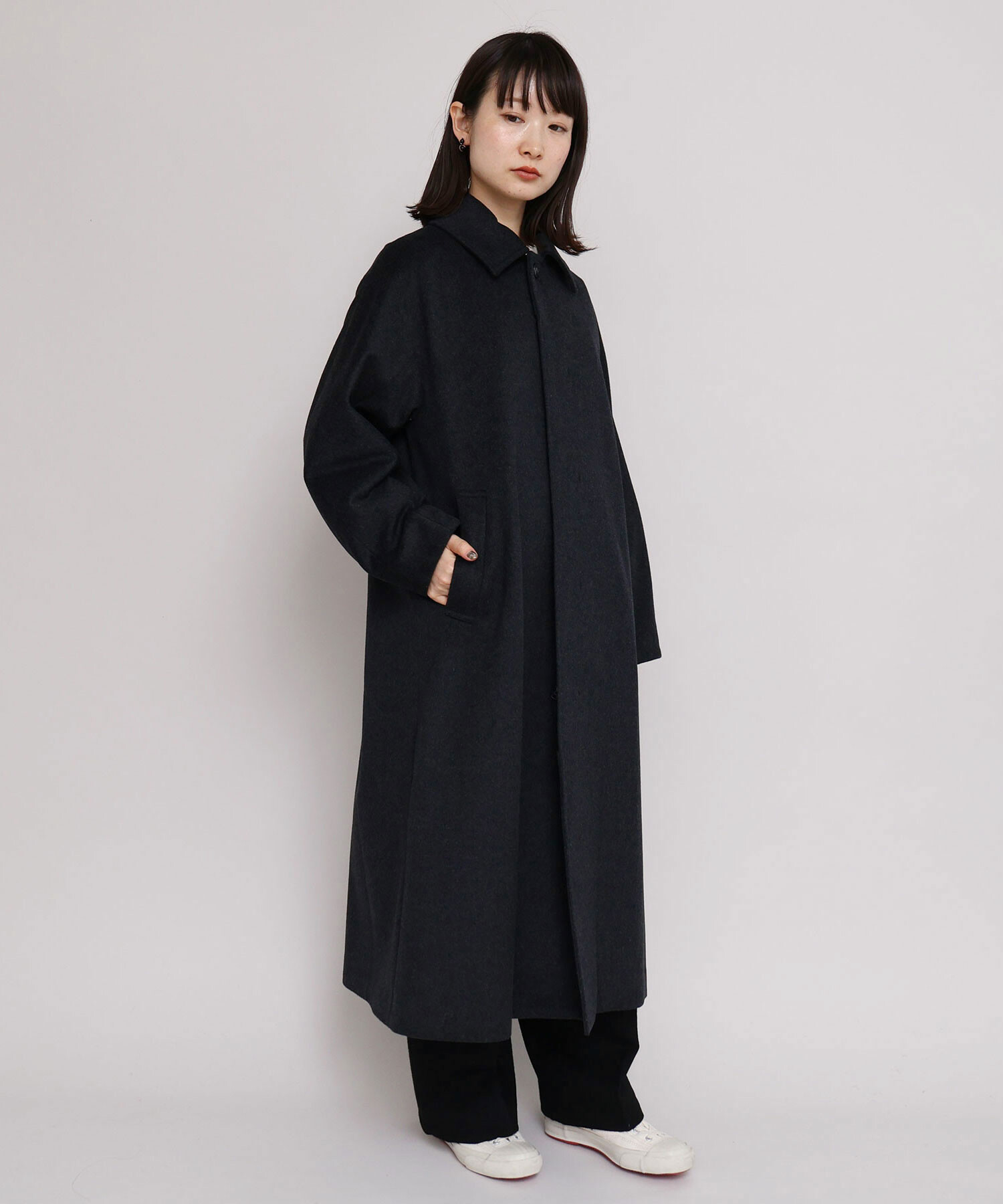 AMBIDEX Store ウールカシミアシャルムビーバー/ウールメルトン ステン