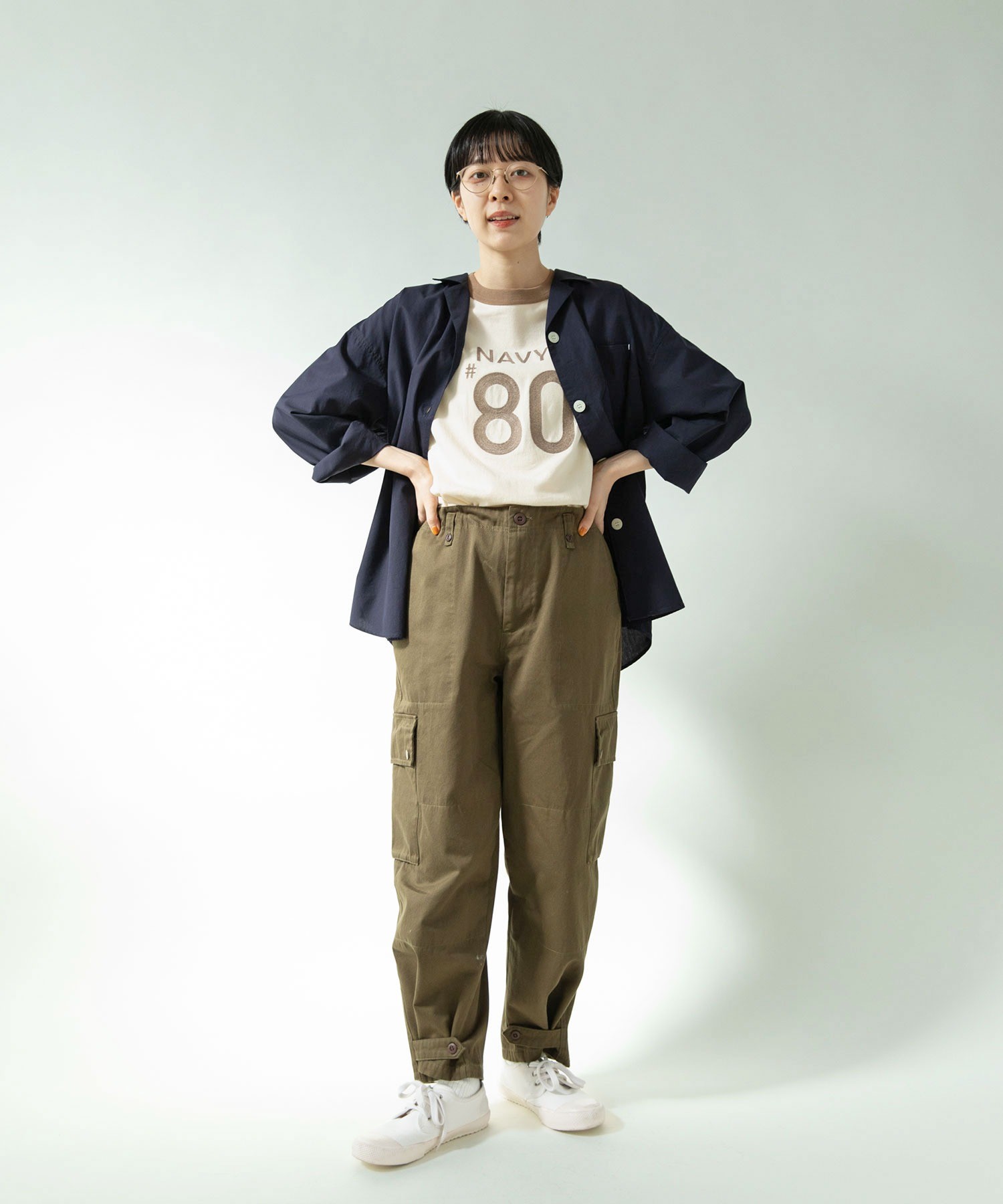 KAI☆さま専用ページ GU公式 | ストライプオーバーサイズシャツ(長袖)