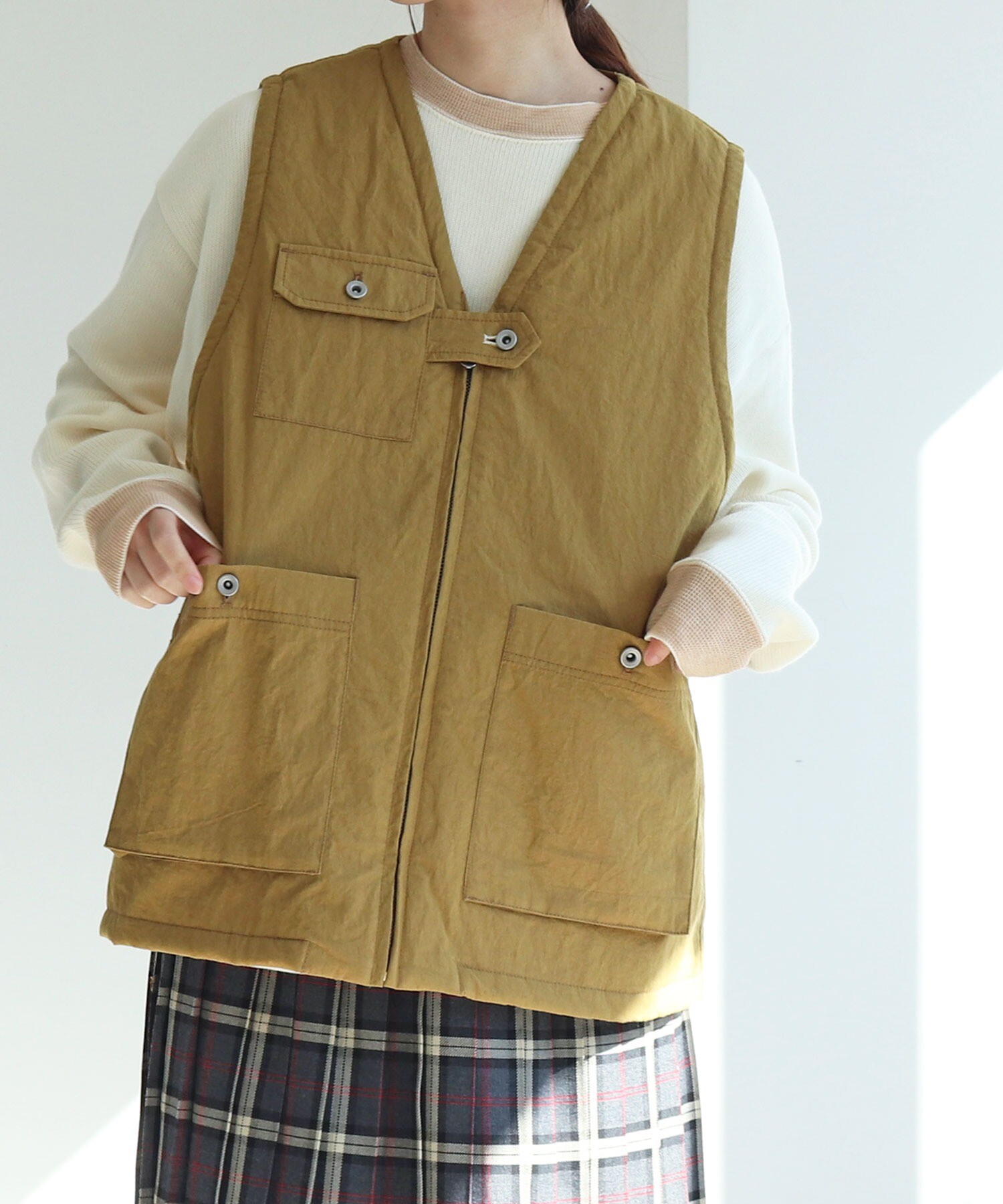 AMBIDEX Store △〇コットンナイロンウェザー EDODAKIオーバーベスト(F