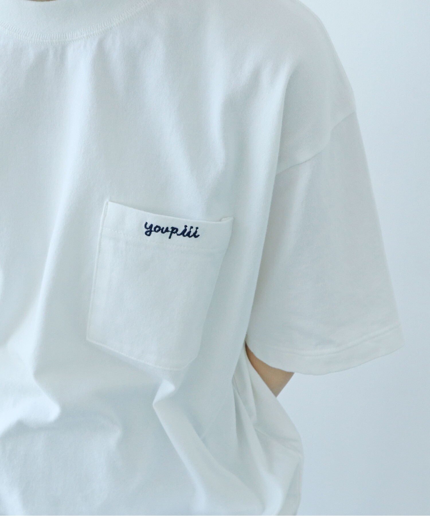 AMBIDEX Store ○Youpiii! 刺繍BIGTシャツ(F シロ): PAR ICI