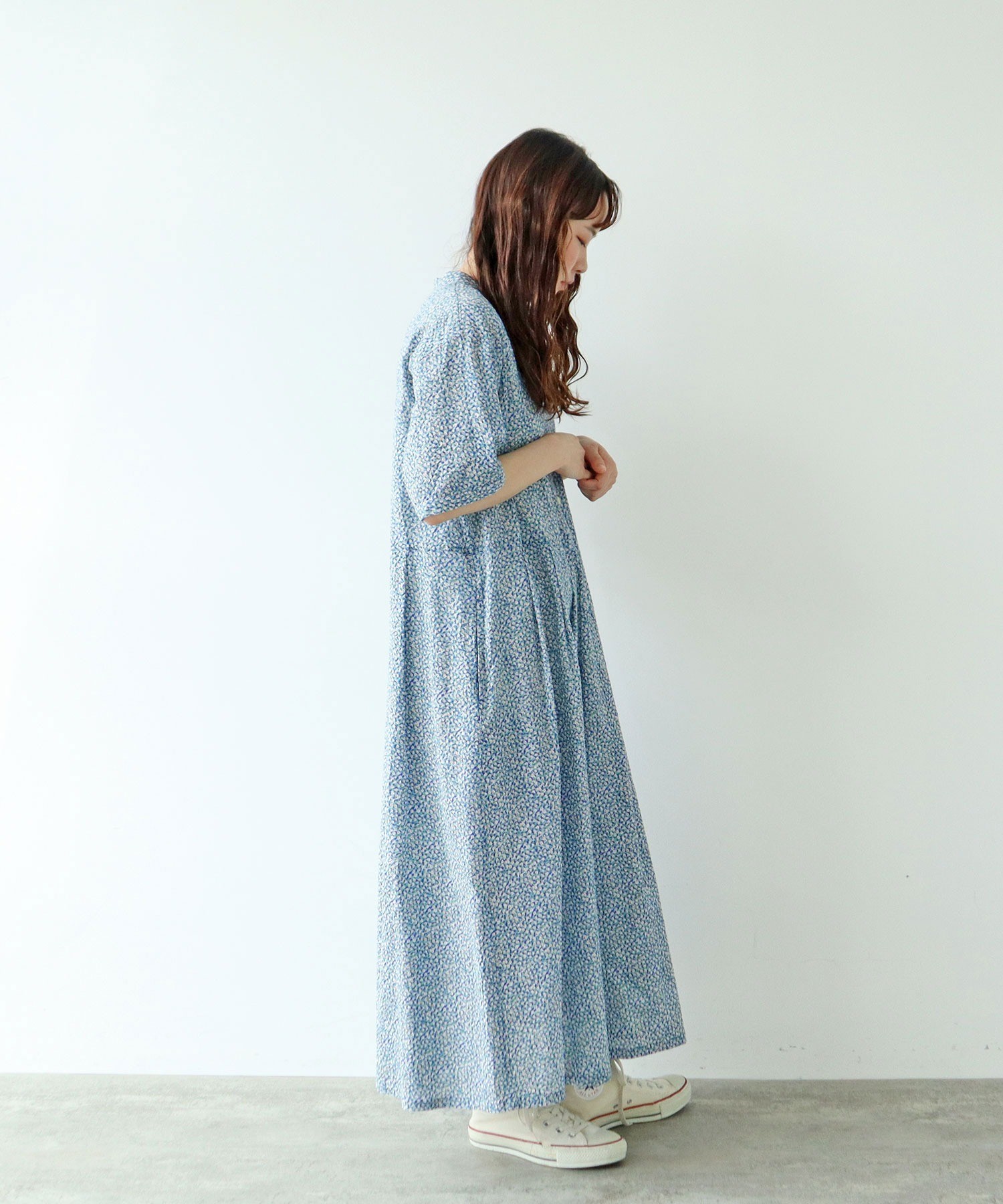 AMBIDEX Store 【予約販売】○【WEB限定カラー】小花柄 ダブルボタン