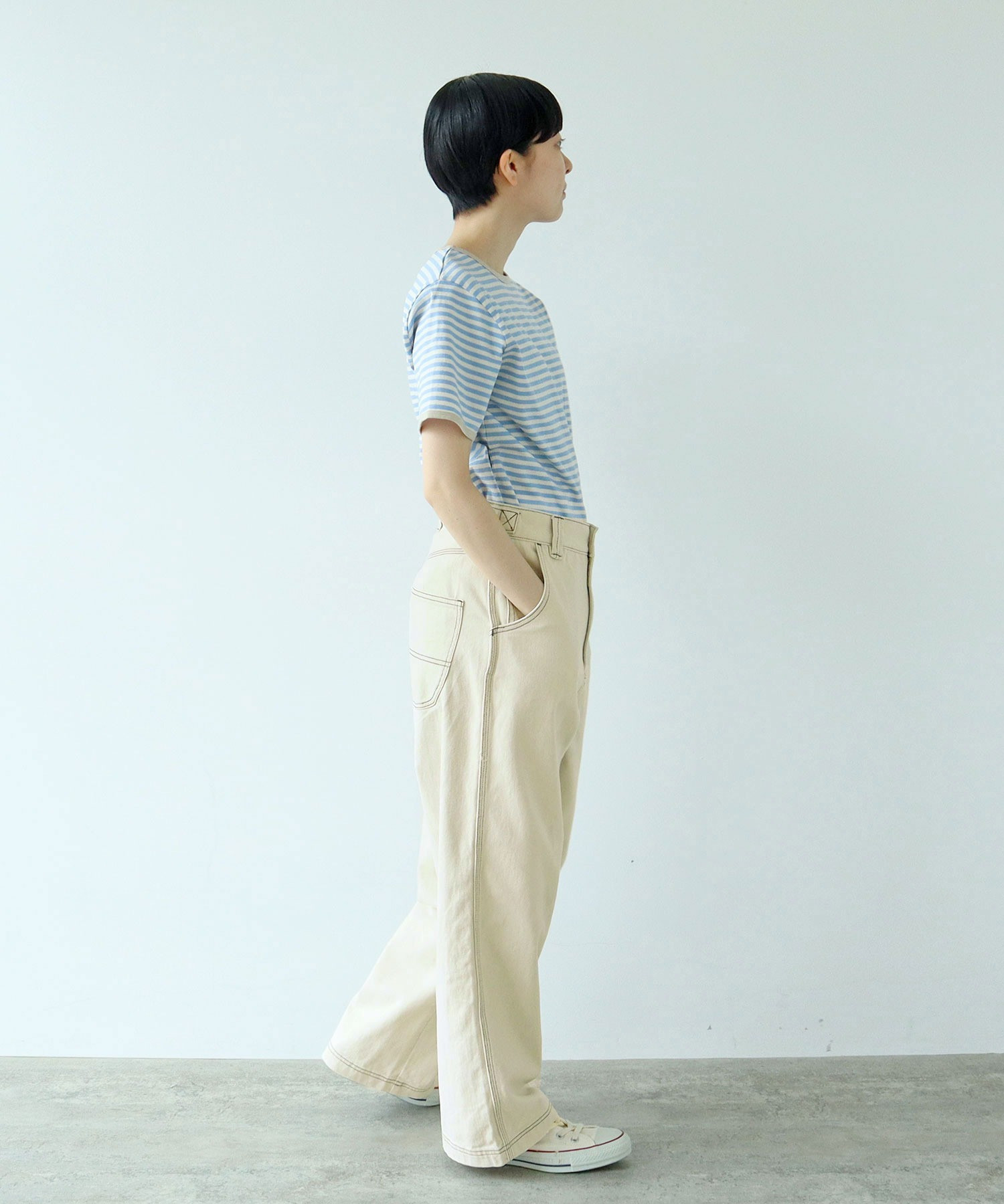 カヅアキ ACID WASH STAR☆ PATCH OVER SHIRT｜CONVERSE TOKYO