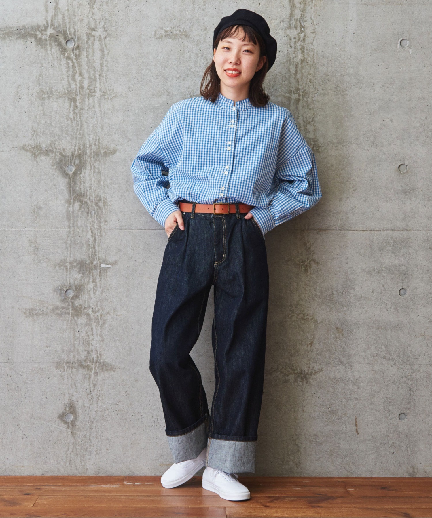 model:159cm 着用サイズ:M