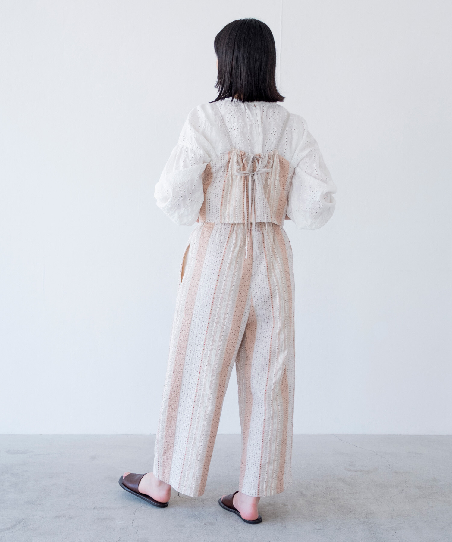 AMBIDEX Store 〇kantha jacquard キャミビスチェ(F ブルーmix): Rin