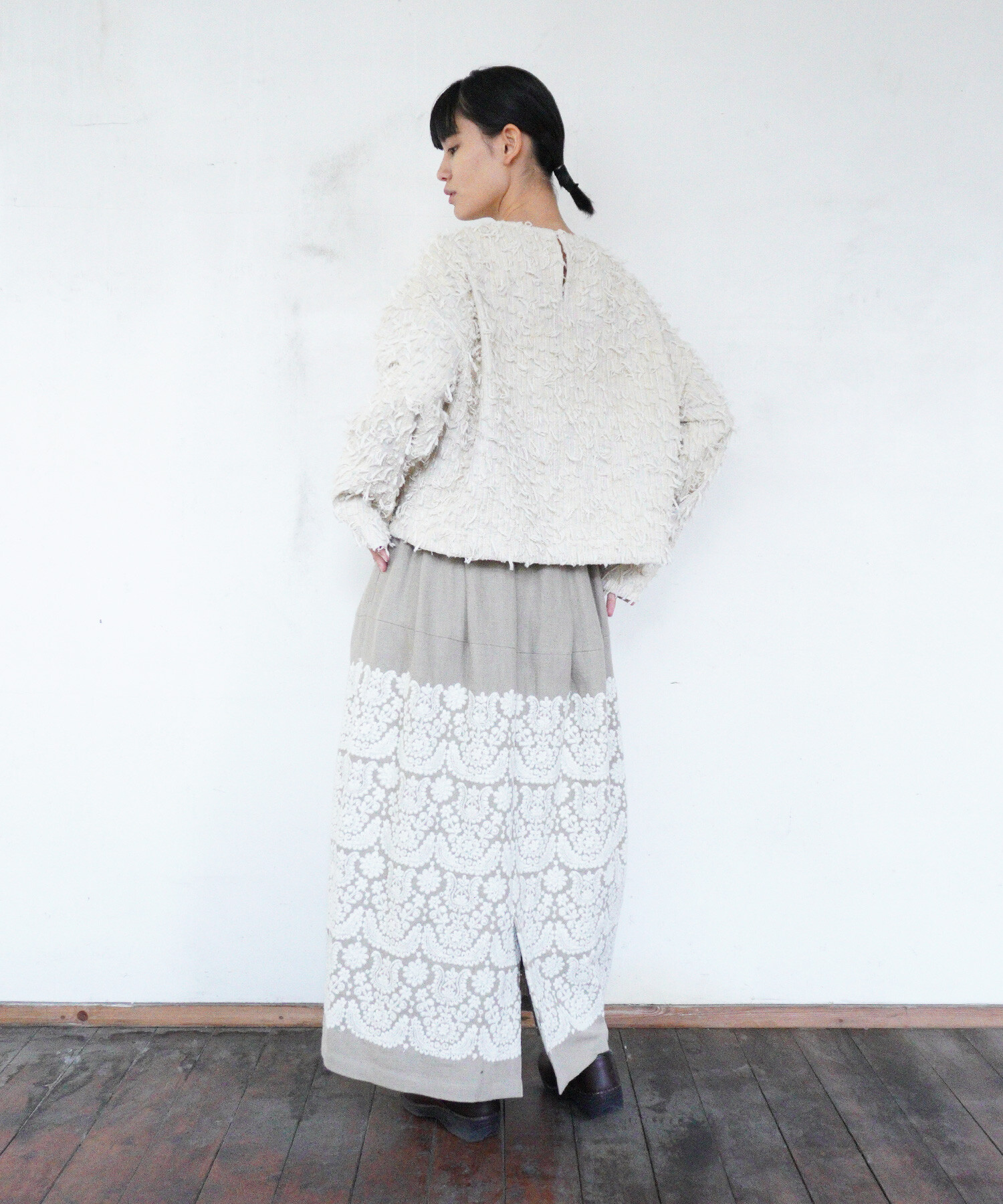 AMBIDEX Store 〇mineral ショートプルオーバー(F ライトベージュ