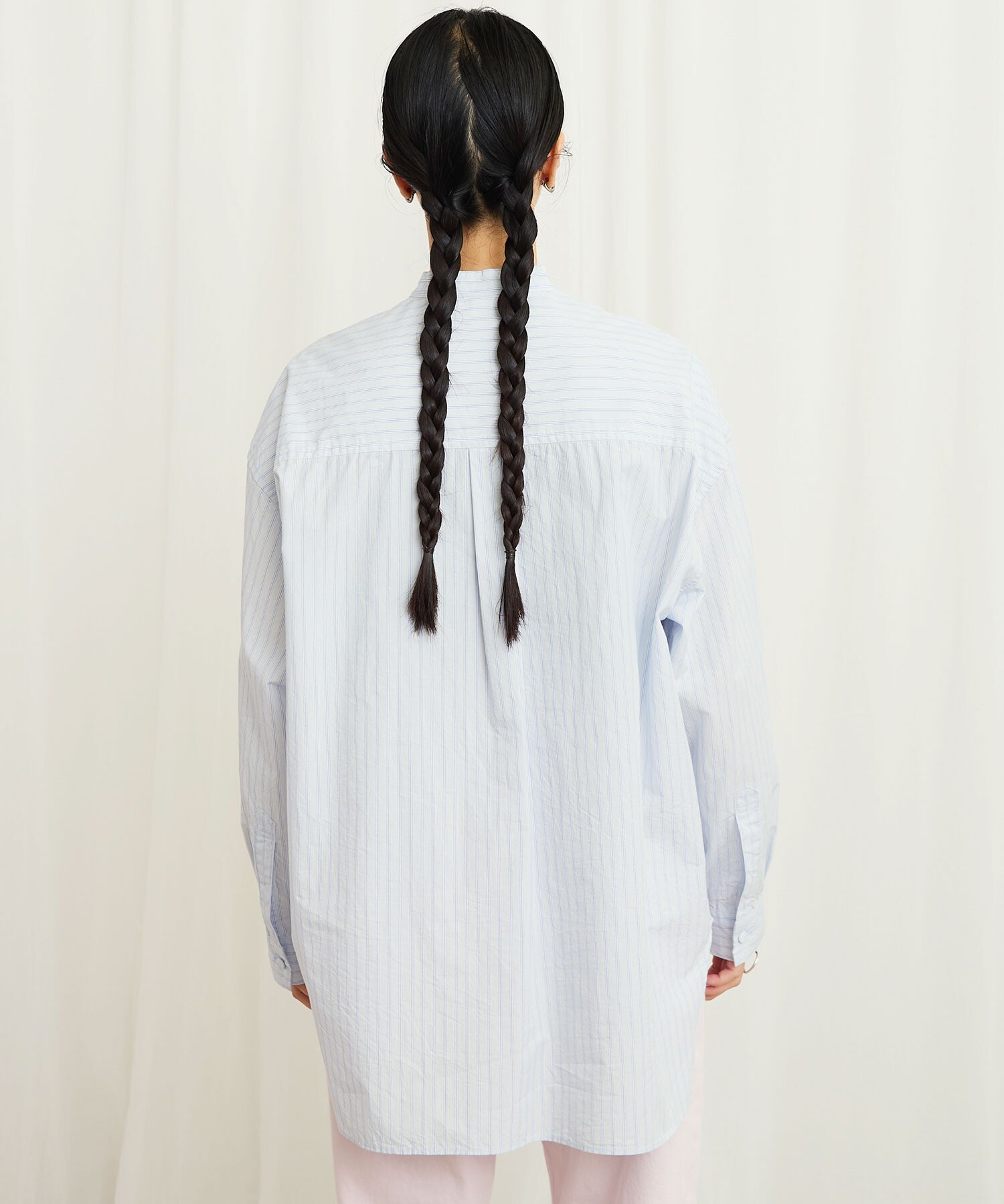 AMBIDEX Store 〇ribbon long shirt(F ストライプ): l'atelier