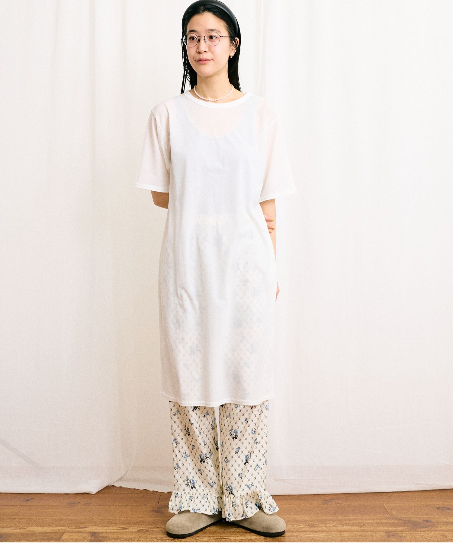 AMBIDEX Store 【予約販売】〇Grandma sofa frill pants(F