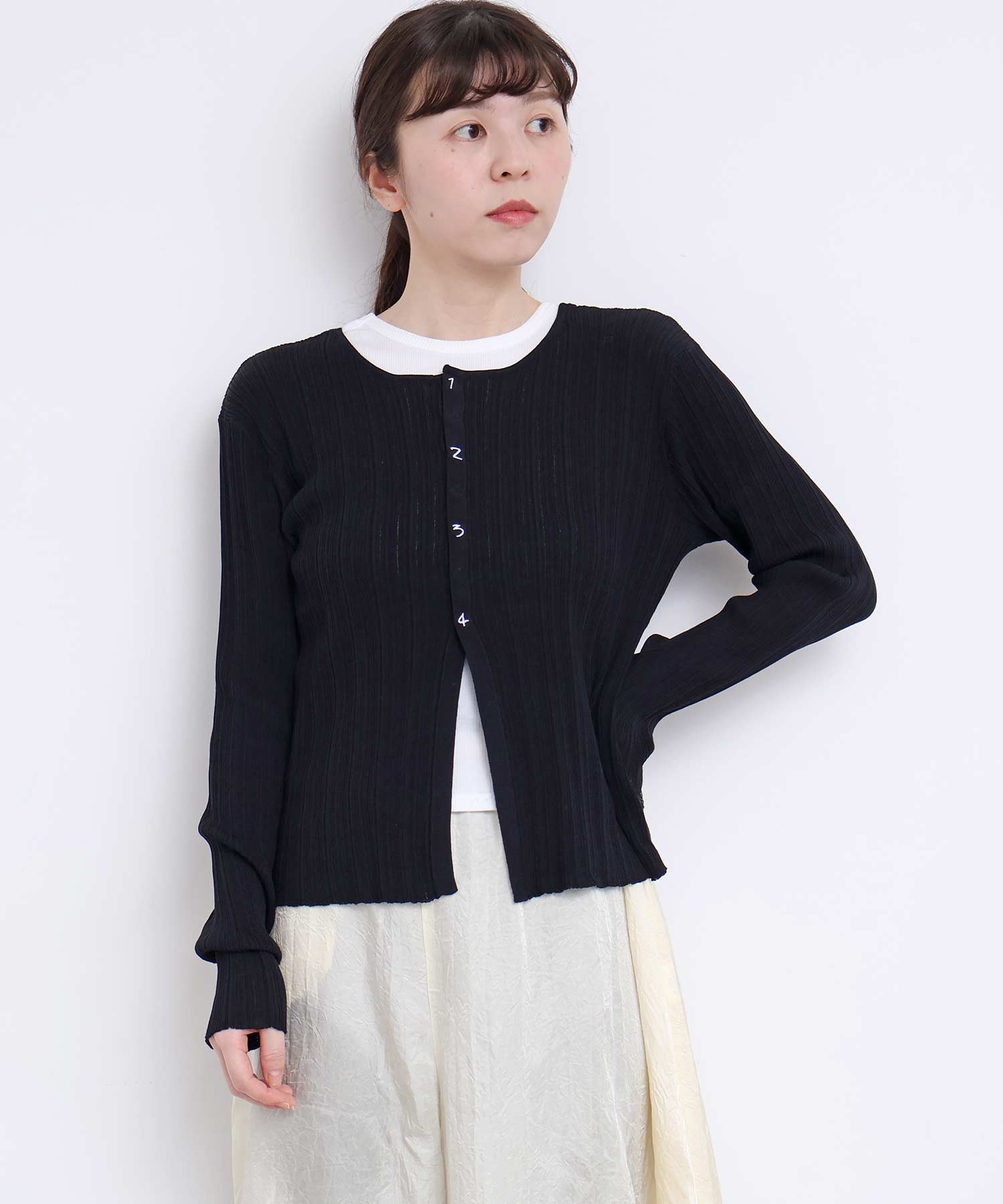 カーディガン・スカート　サックス AMBIDEX Store ballade cardigan(F サックス): l'atelier du savon