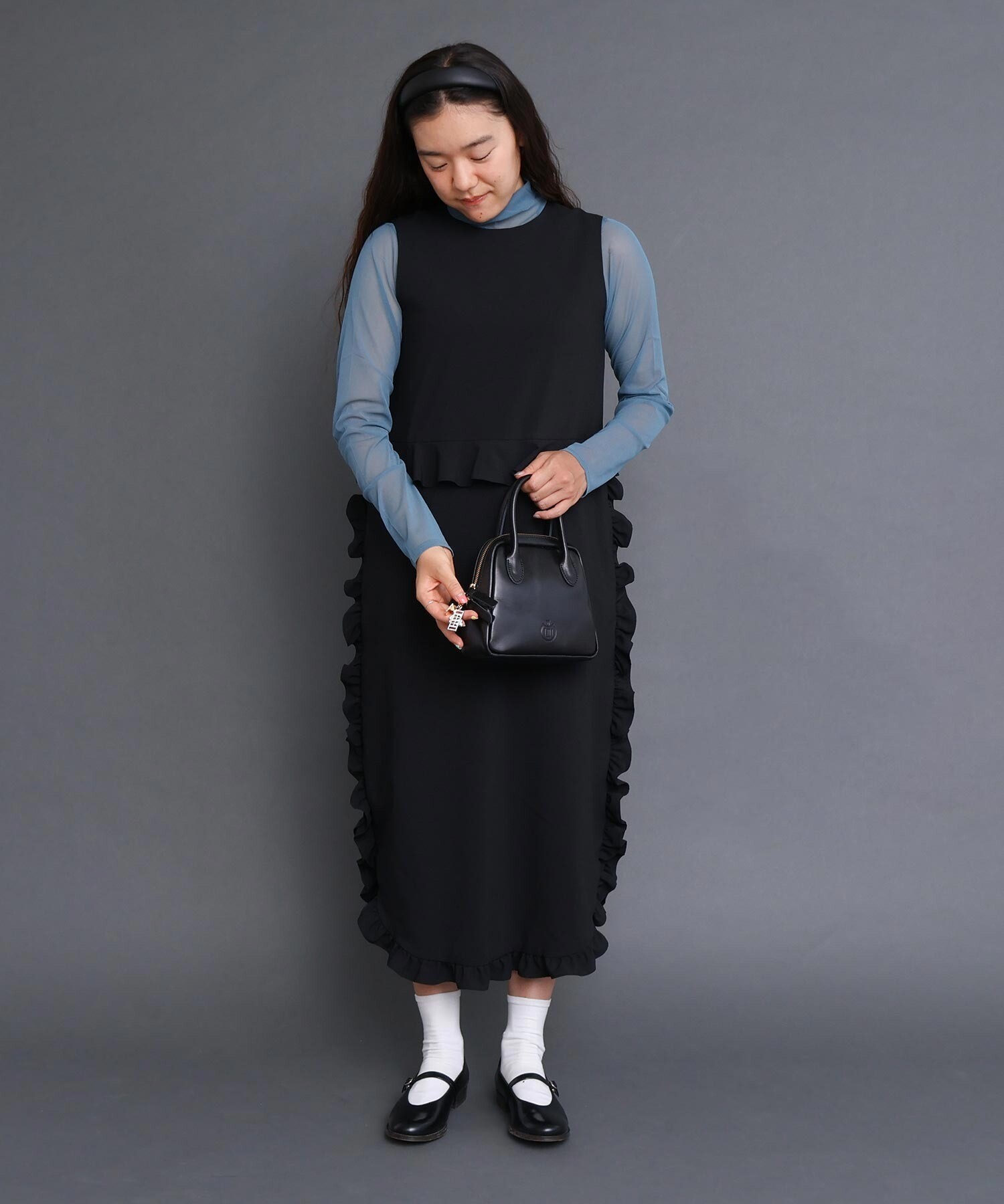 AMBIDEX Store SHELL FRILL peplum ドレス(F クロ): l'atelier du savon