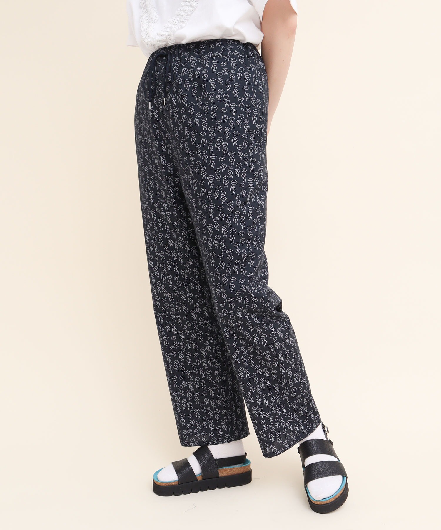 AMBIDEX Store 〇NEKO TALK waist gomme pants(F コン): l'atelier du 