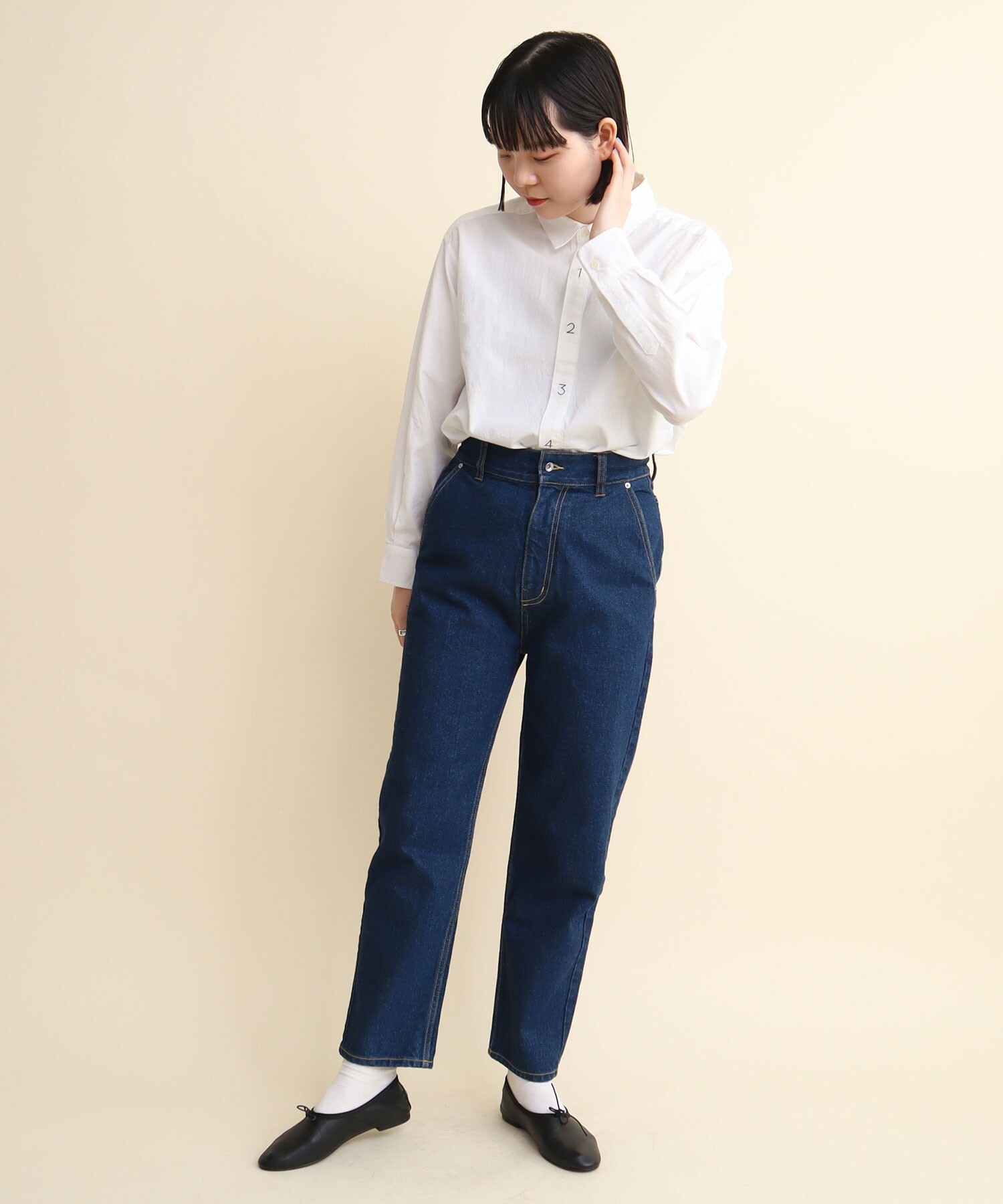 AMBIDEX Store △12.5oz デニム テーパードパンツ(S コン): l'atelier du savon