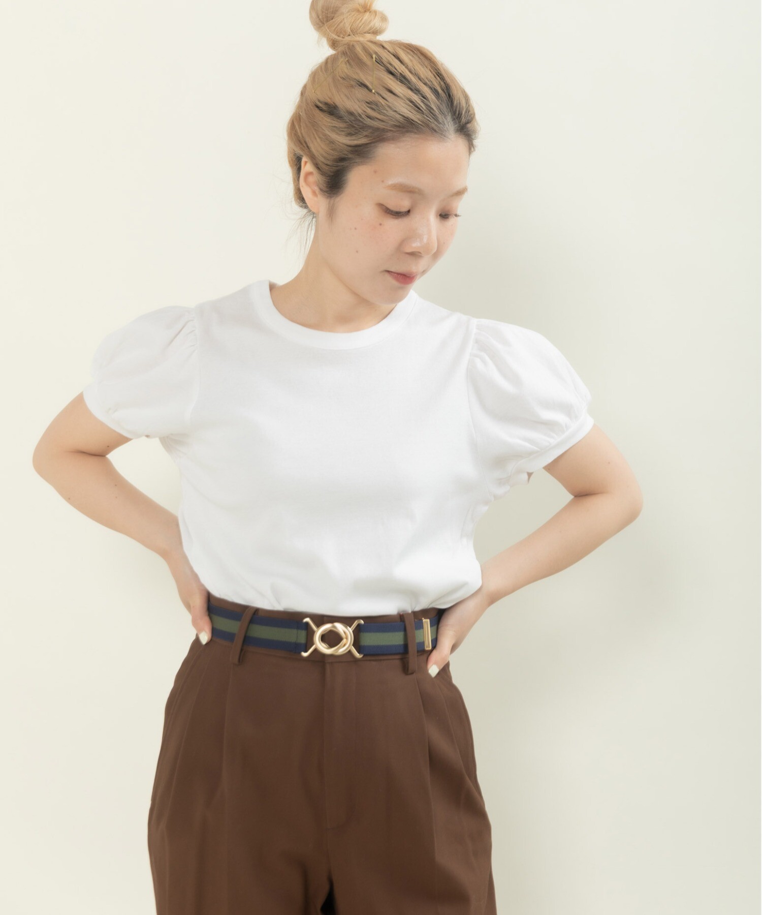 mizukigirlish ベビーウェイトパフスリーブカットソー パフスリーブカットソー | NATURAL BEAUTY BASIC（ナチュラル