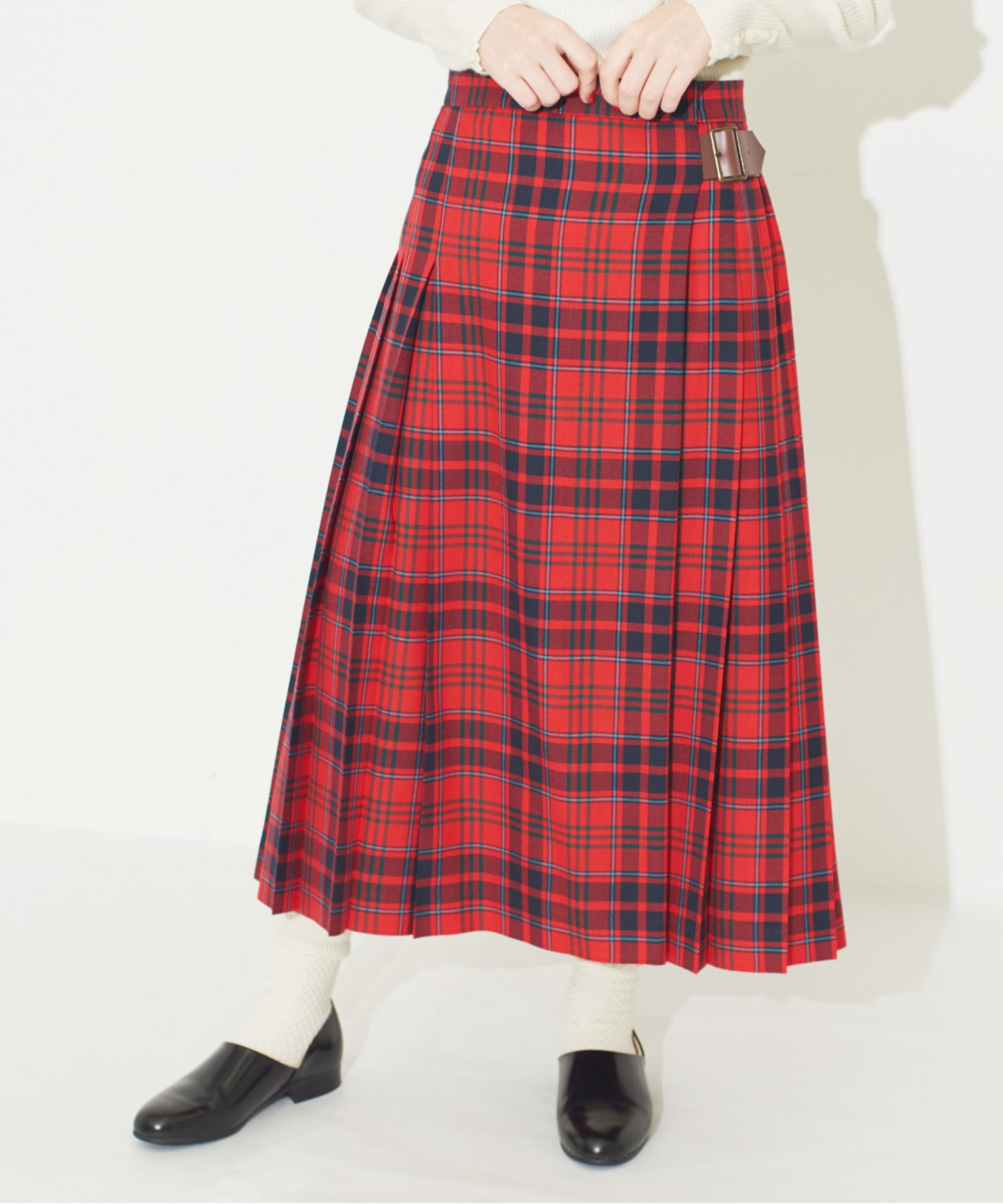AMBIDEX Store 2/48タータンチェック キルトスカート(F アカ): Dot and Stripes CHILD WOMAN