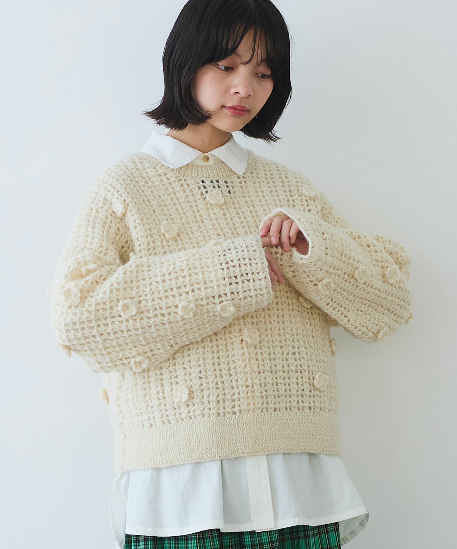 AMBIDEX Store 【予約販売】○ ネパールハンドニット おはな