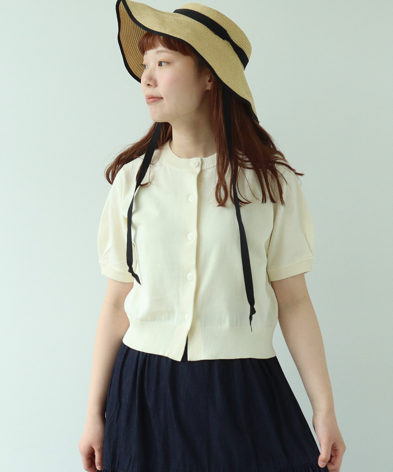 AMBIDEX Store 〇 COOL POTTER 半袖カーディガン(F アイボリー AMBIDEX Store 〇 COOL POTTER 半袖カーディガン(F アイボリー