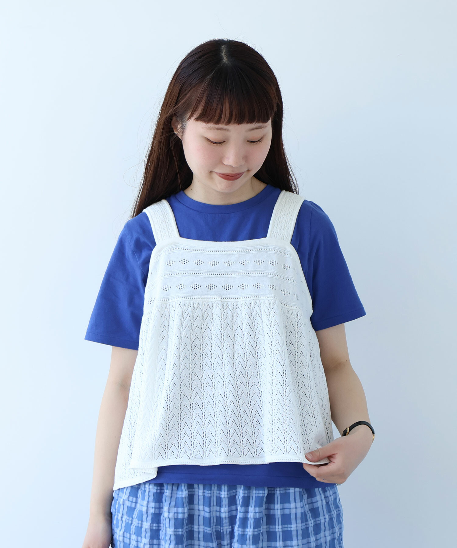 AMBIDEX Store 【予約販売】○ 透かし柄 キャミビスチェ(F オフ