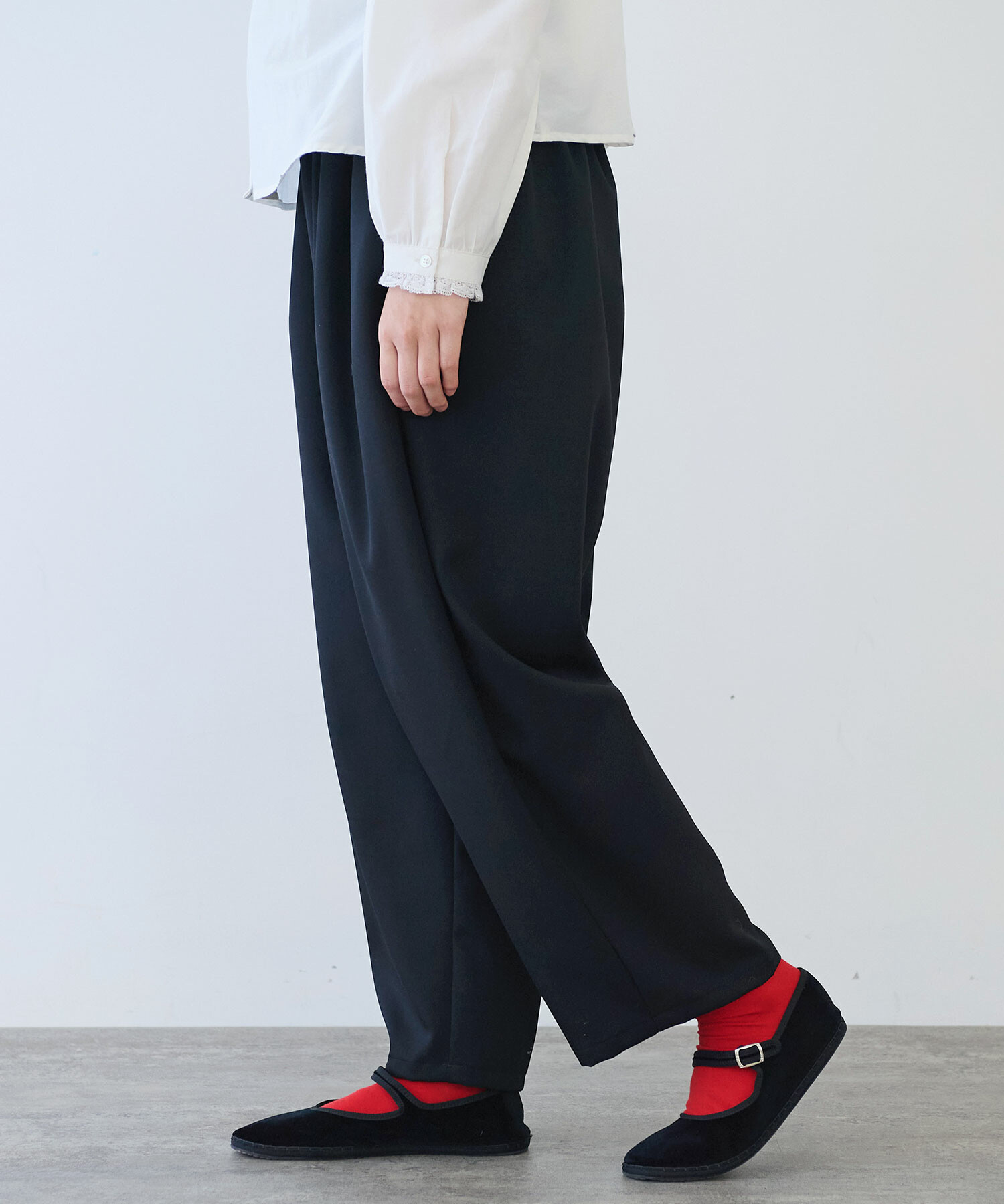 AD2010 10AW archive 変形バナナパンツ ウール デザイン 黒 AD2010 10AW archive 変形バナナパンツ ウール デザイン 黒