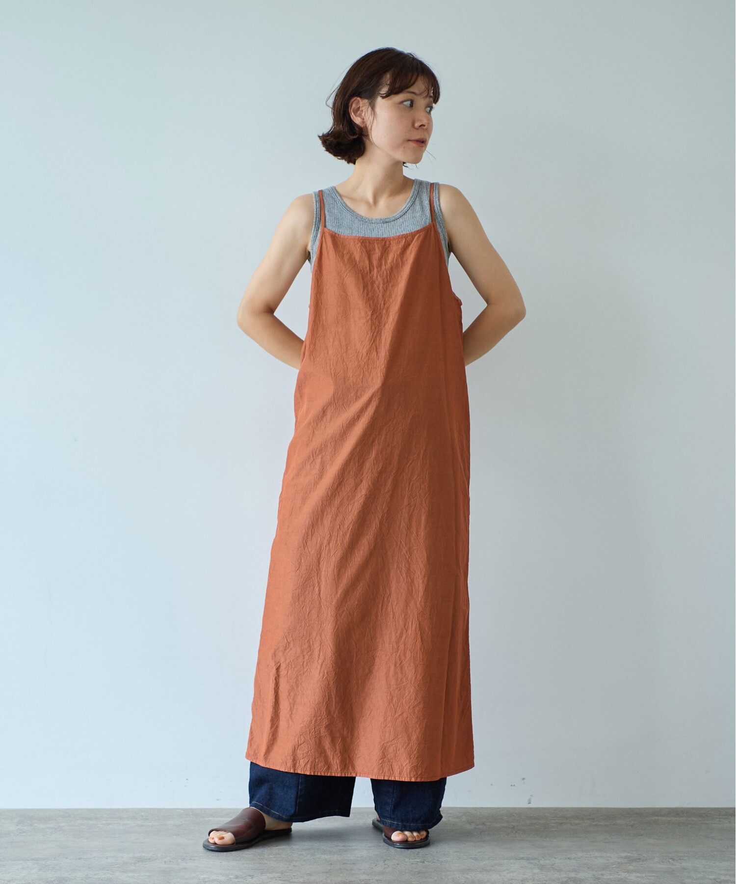 AMBIDEX Store コットンキュプラ product dye petti ワンピース