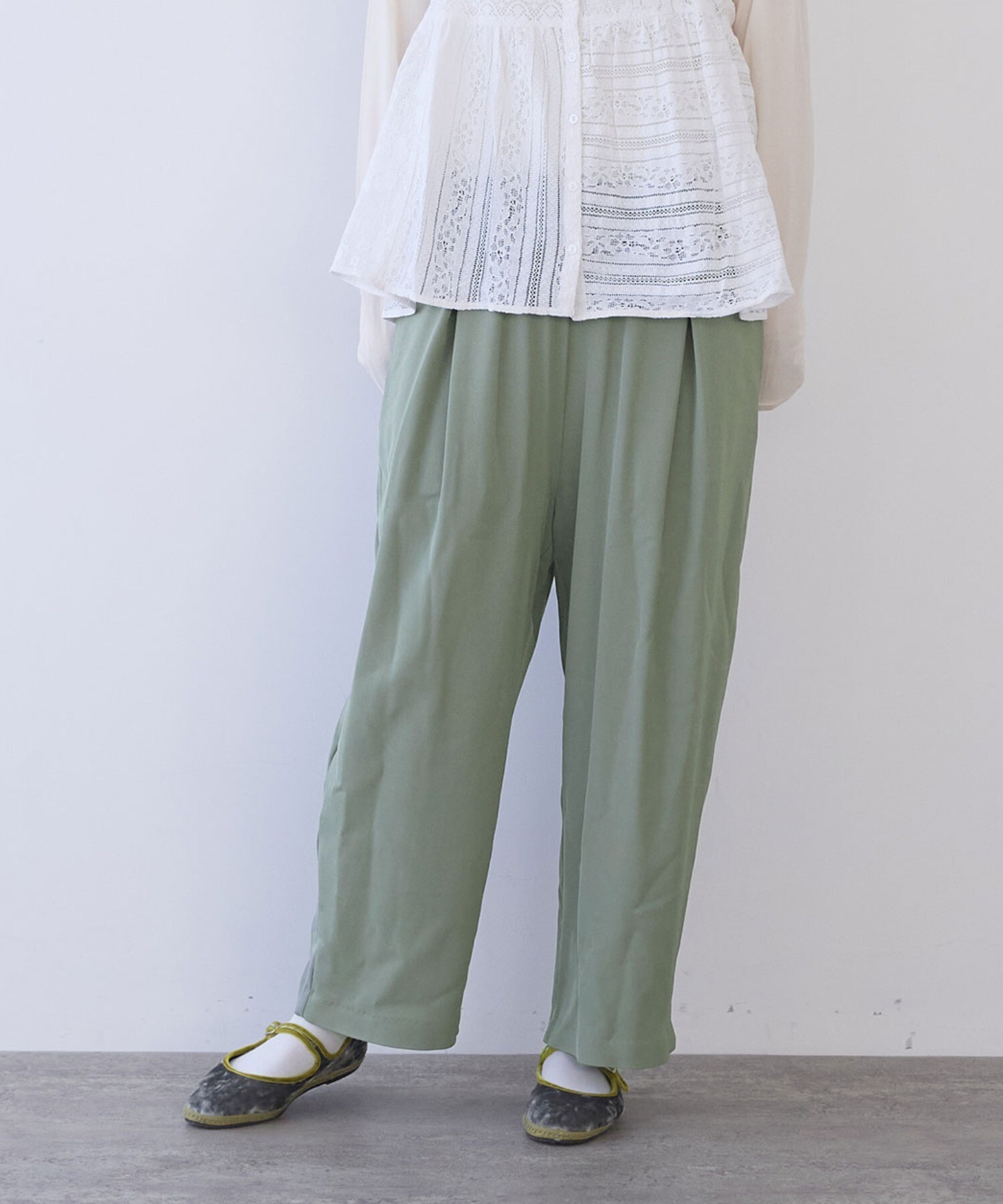 AMBIDEX Store ○レーヨンウール gum tack パンツ(F コン): yuni