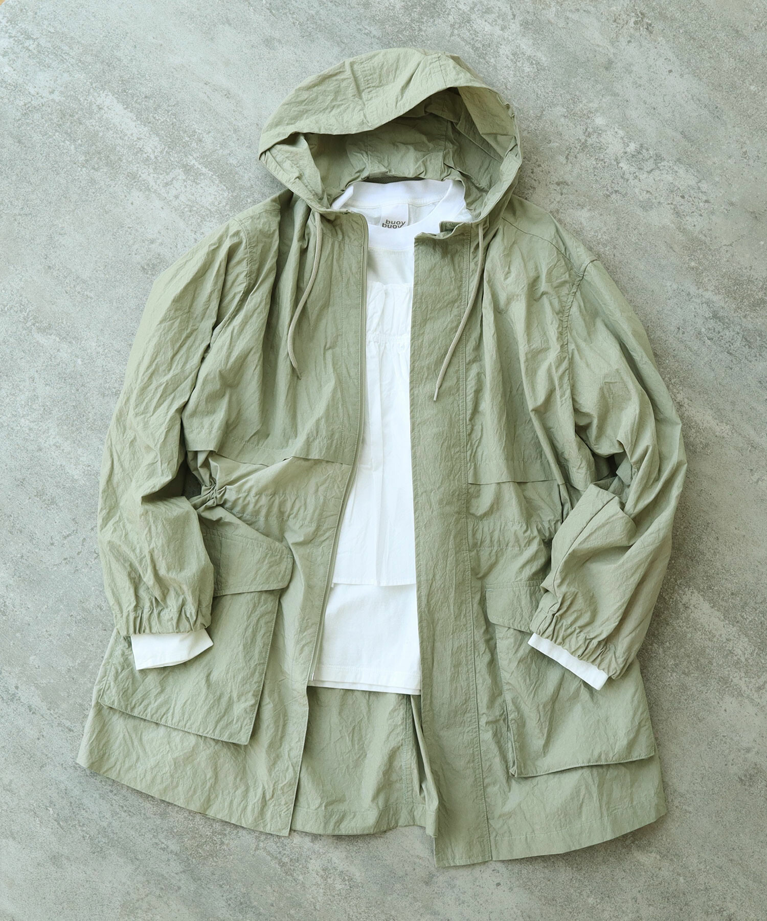 AMBIDEX Store ○タイプライター HOODIE ブルゾン(F LIGHT KHAKI ...