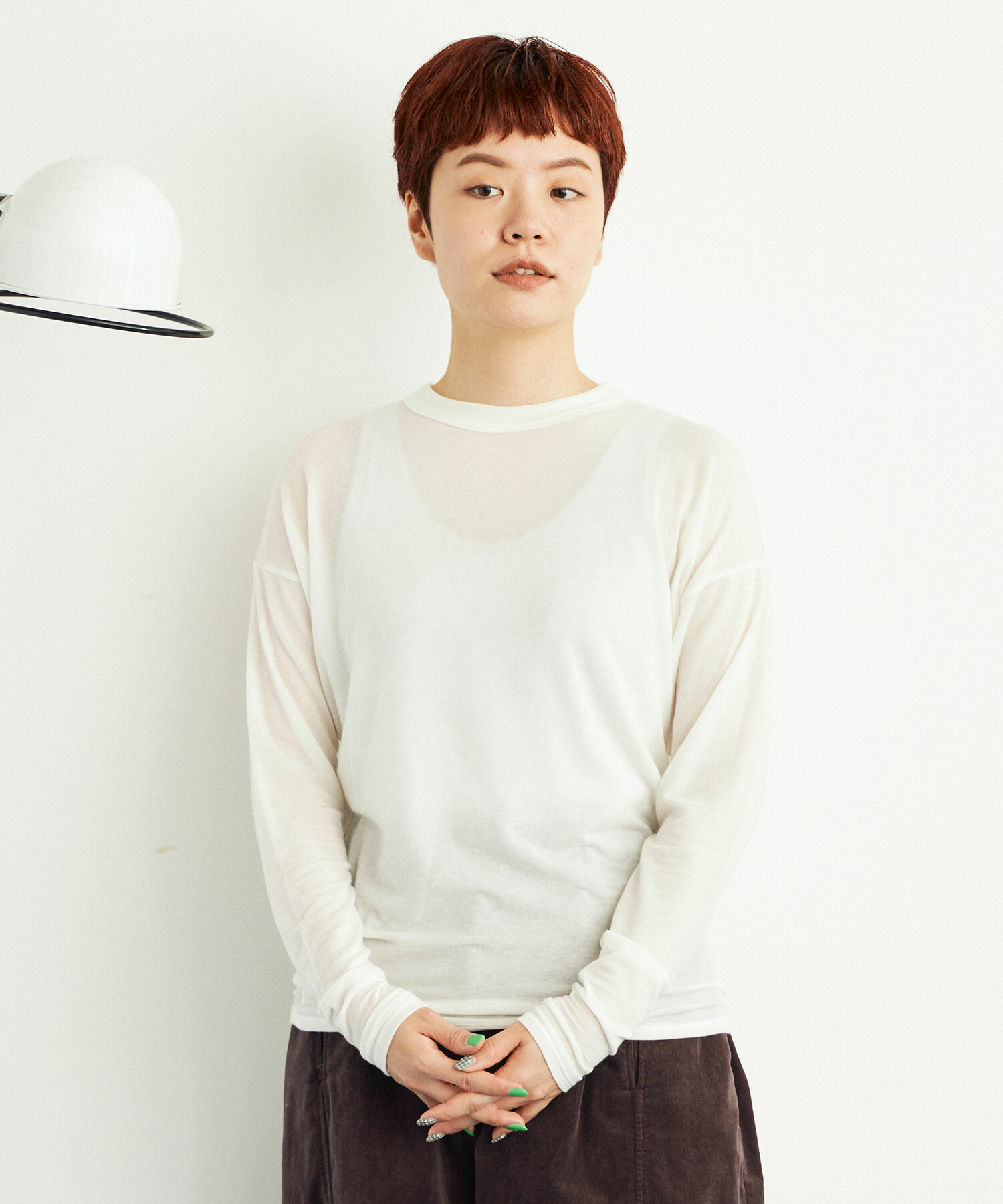 Chiiページ AMBIDEX Store ○リヨセルカシミア天竺 CREW プルオーバー(F