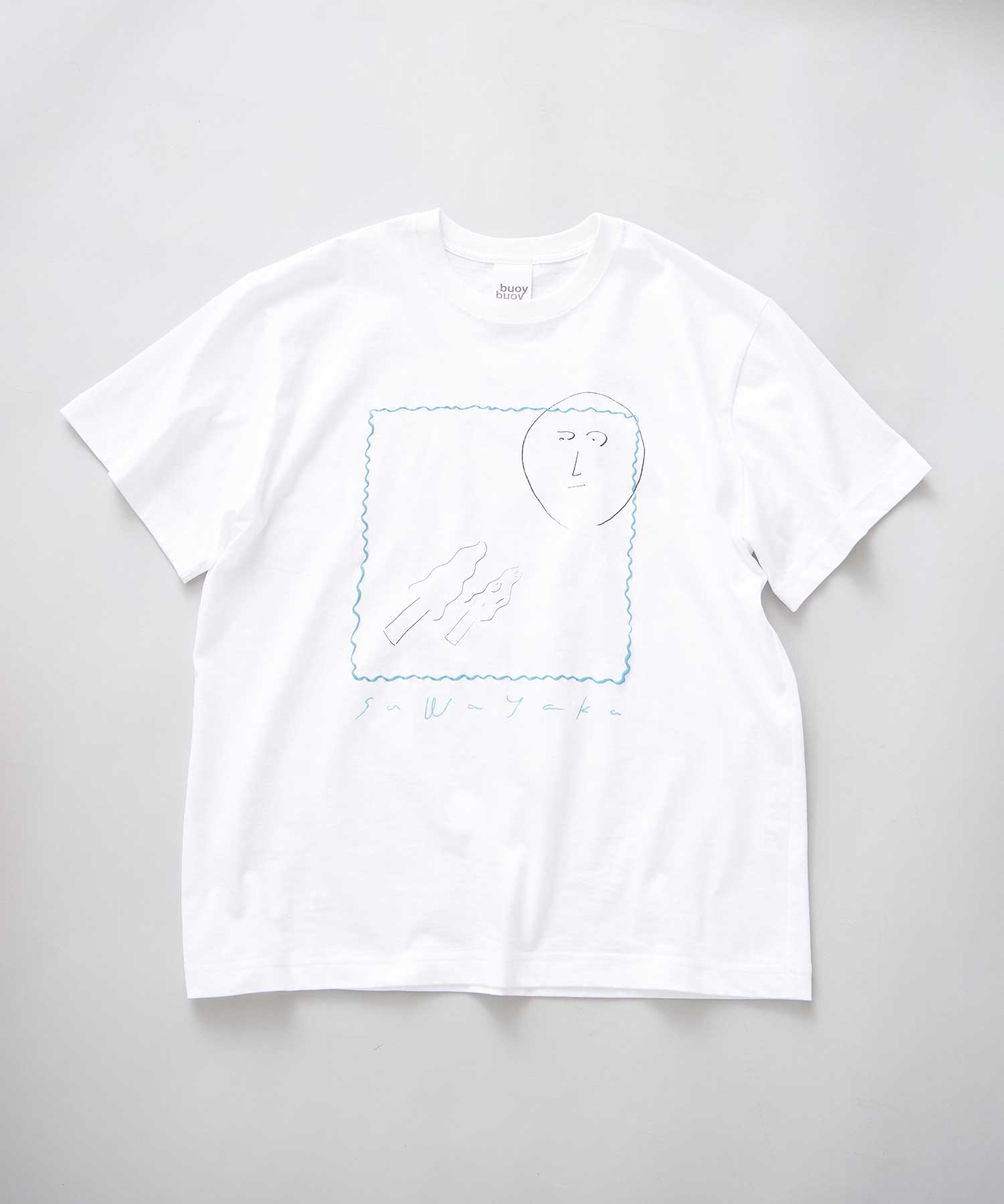 AMBIDEX Store ○drawing SAWAYAKA Tシャツ(F WHITE): FLAT-cic