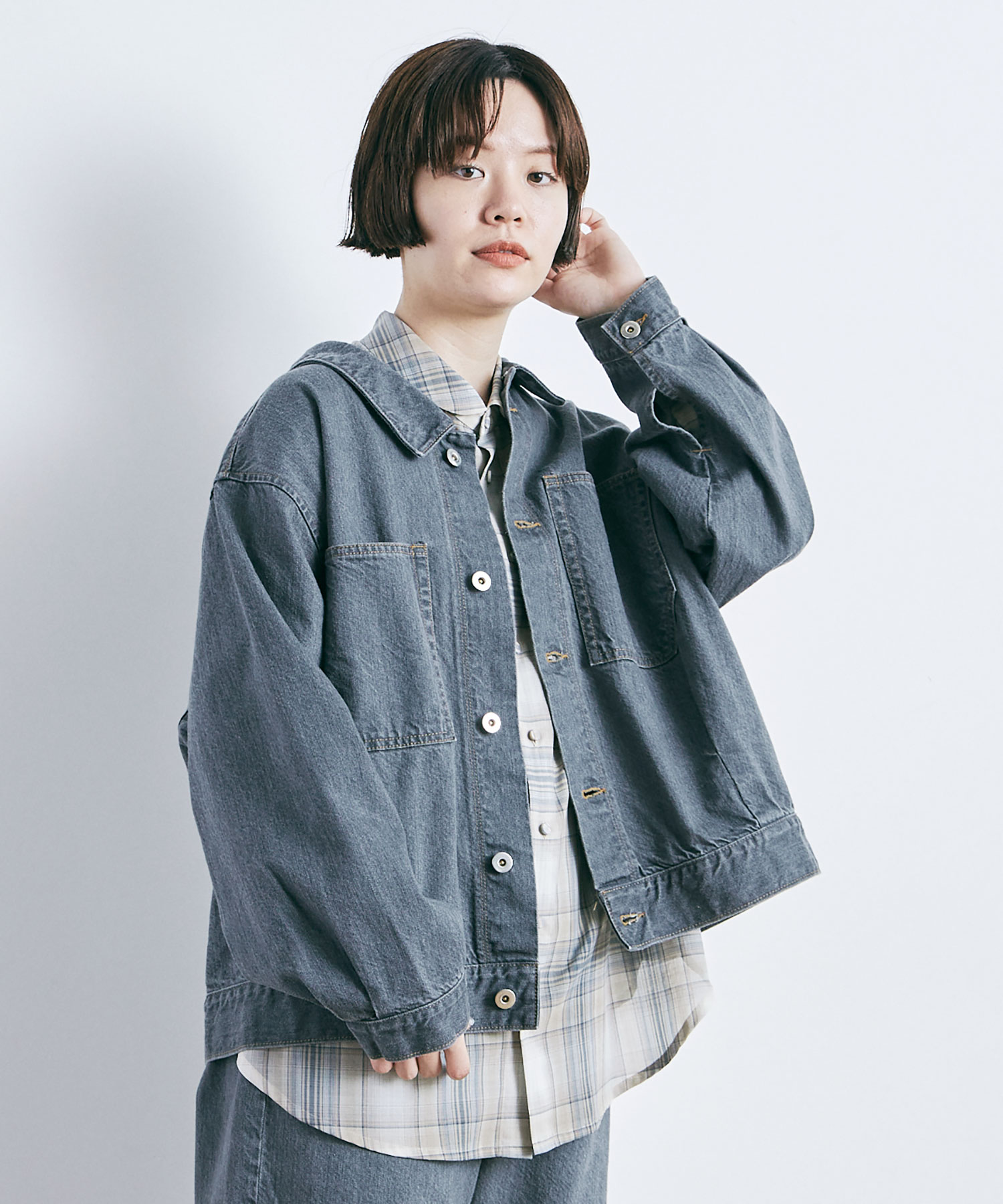 nailnailさま専用‼︎ YOKUBARI Denim Jacket AMBIDEX Store 【予約販売】△○12oz DENIM JACKET(F GREY