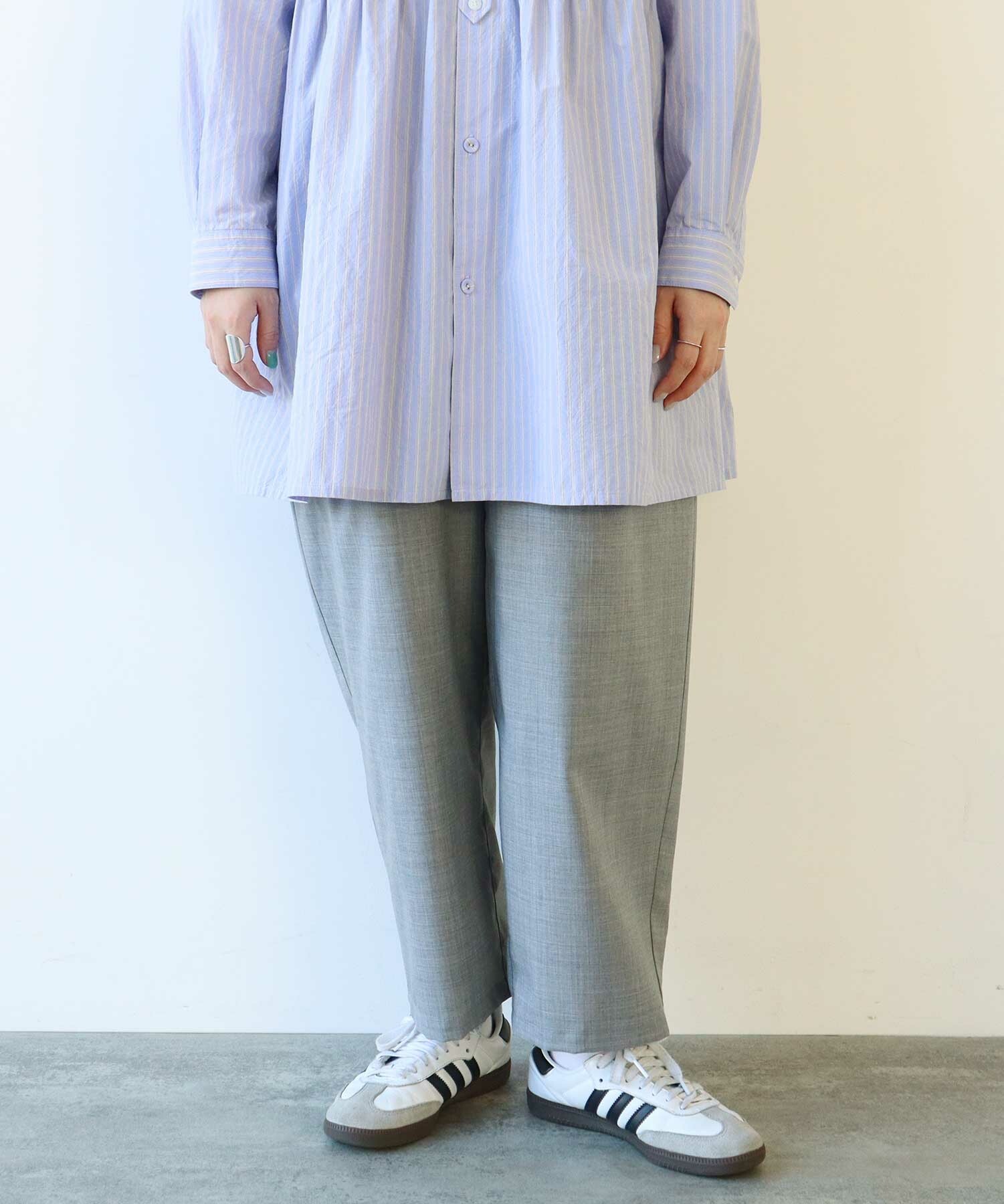 AMBIDEX Store △○WOOL TAPERED パンツ(F BLACK): FLAT-cic-HATENA