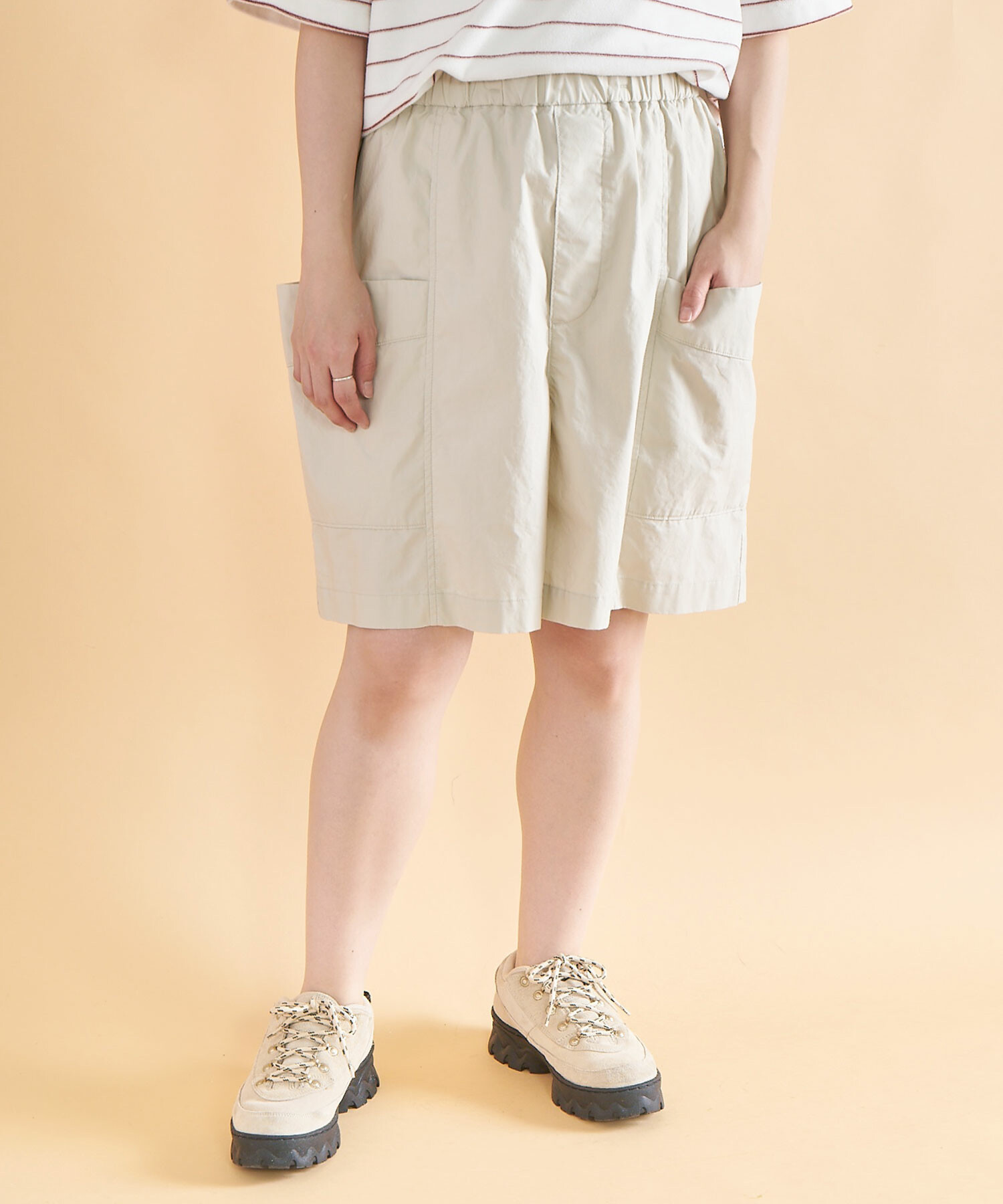 AMBIDEX Store ○馬布peach oil SHORT パンツ(F DEEP BROWN): FLAT-cic 