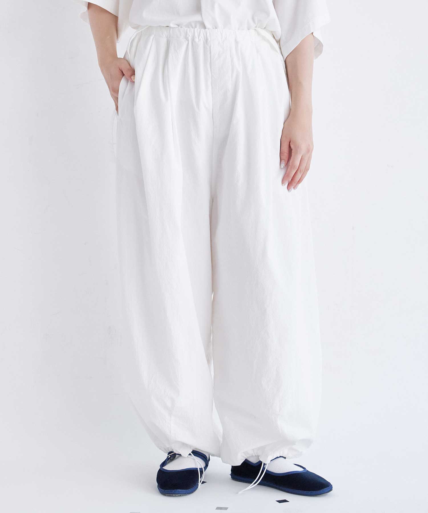AMBIDEX Store ○ORGANIC LIP-STOP parachute パンツ(F BLACK