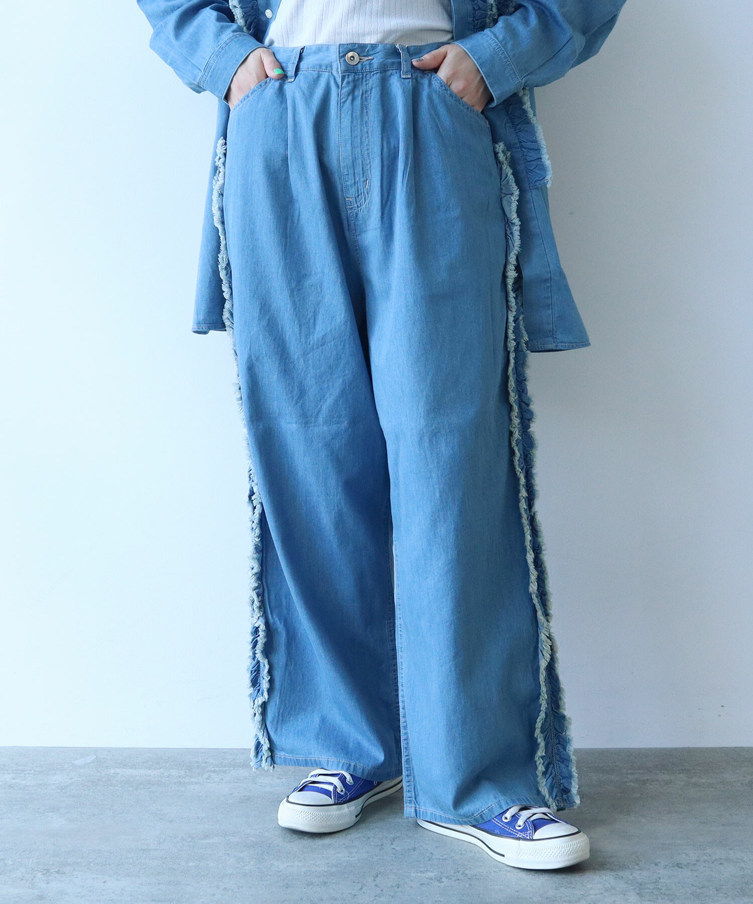 ジョンスです セール】《リネンライクドライシリーズ》オープンカラーショート