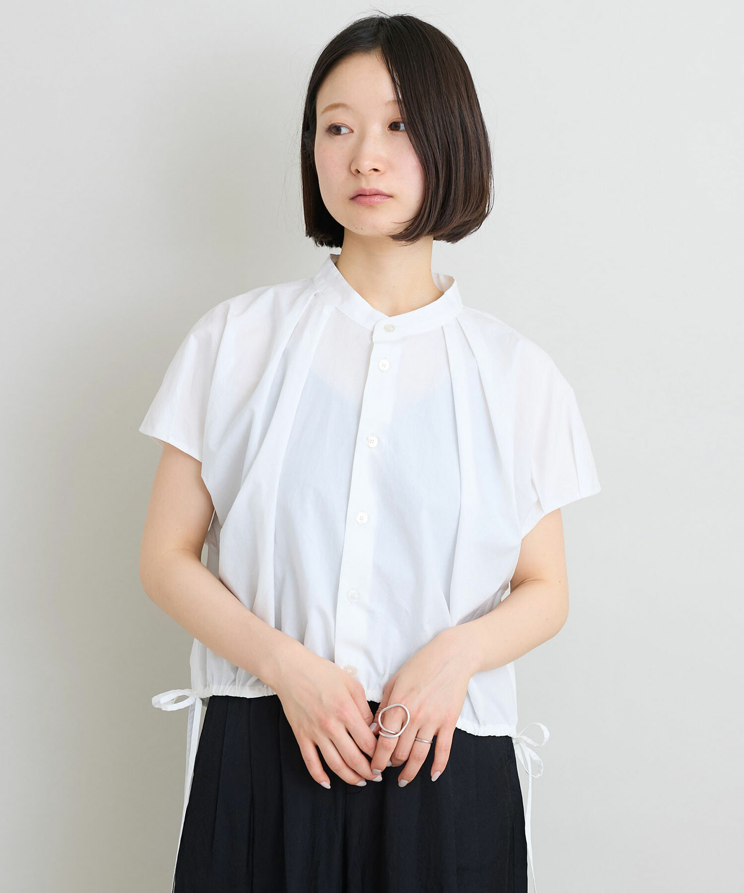 AMBIDEX Store △〇suvinタイプライター ショートシャツ(F クロ
