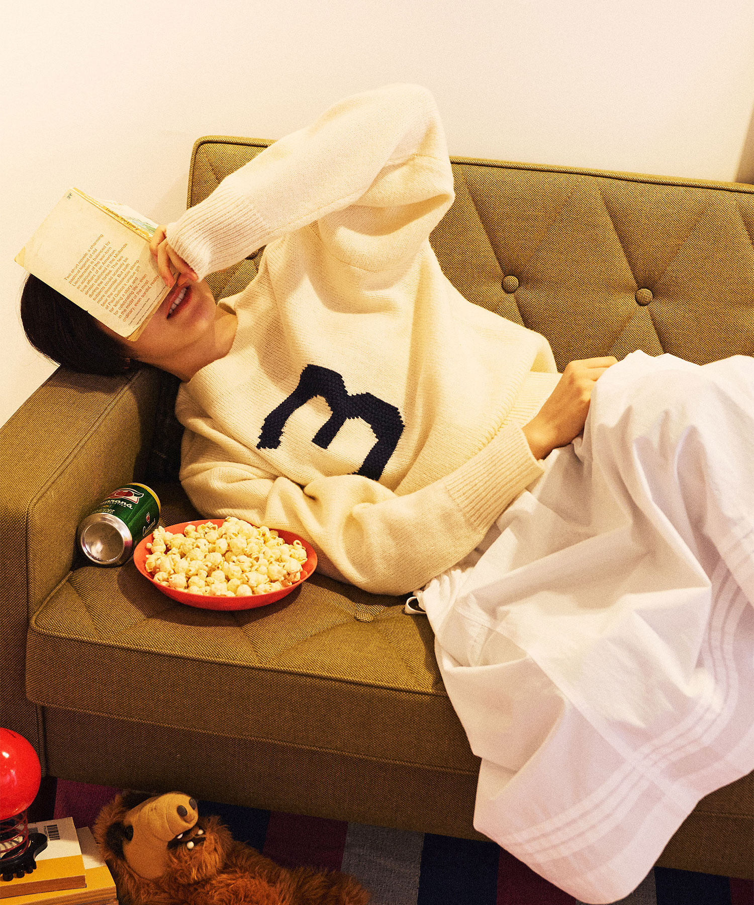 AMBIDEX Store ○3インターシャ カレッジニットプルオーバー(F